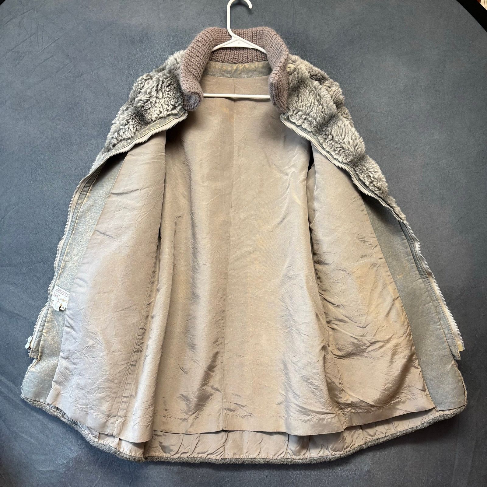 Other Sears Fashion Faux Fur Jacket Mob Wife Gangster Runway Money Size XL / US 12-14 / IT 48-50 - 3 Thumbnail