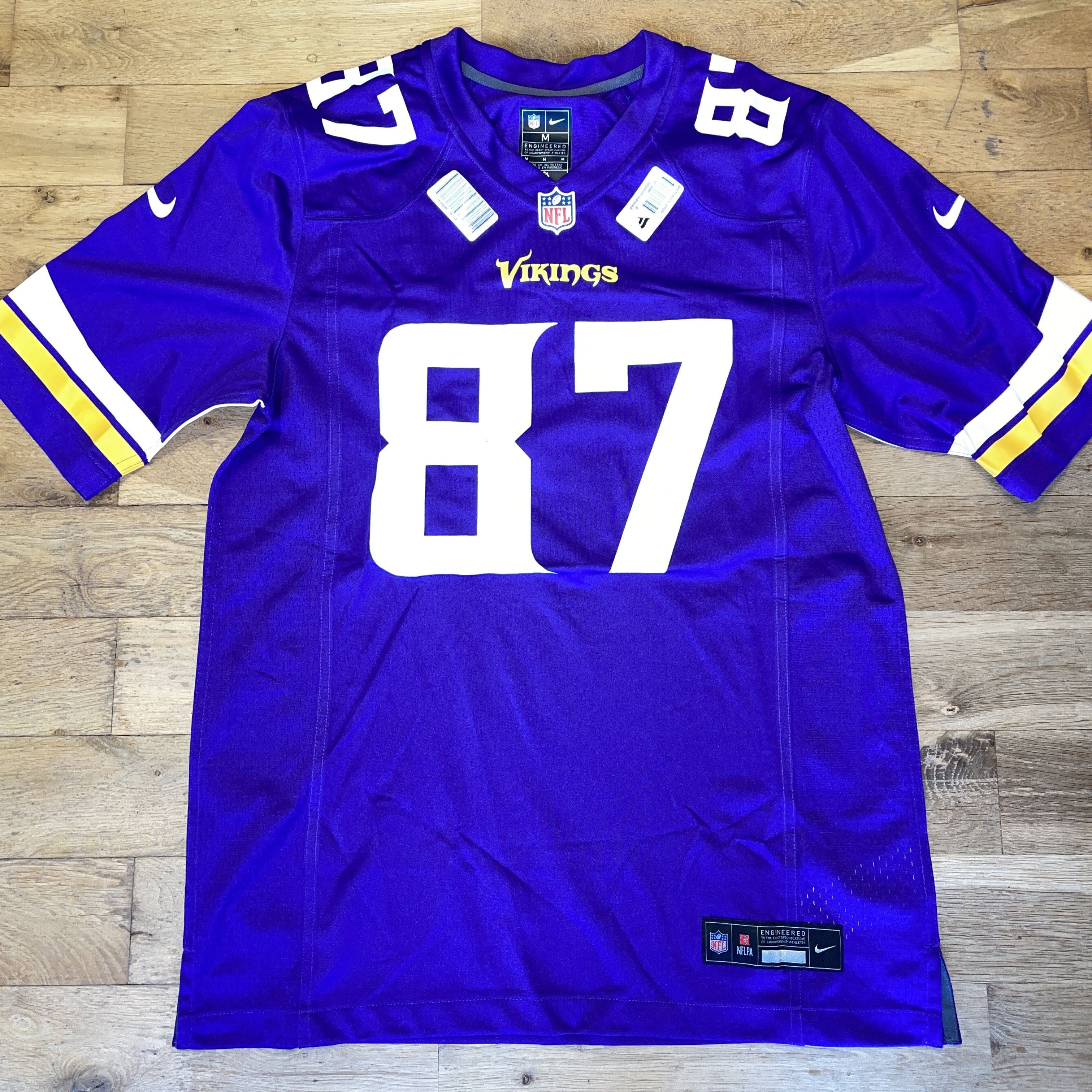 NFL × Nike Nike Nfl Minnesota Vikings Jersey Men's Hockenson #87 M-New Size US M / EU 48-50 / 2 - 5 Thumbnail