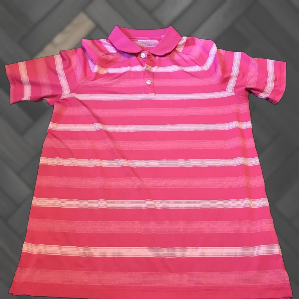 Oakley Oakley Polo Shirt Mens S Golf Performance Hydrolix Short Sleeve Pink Size US S / EU 44-46 / 1 - 1 Thumbnail