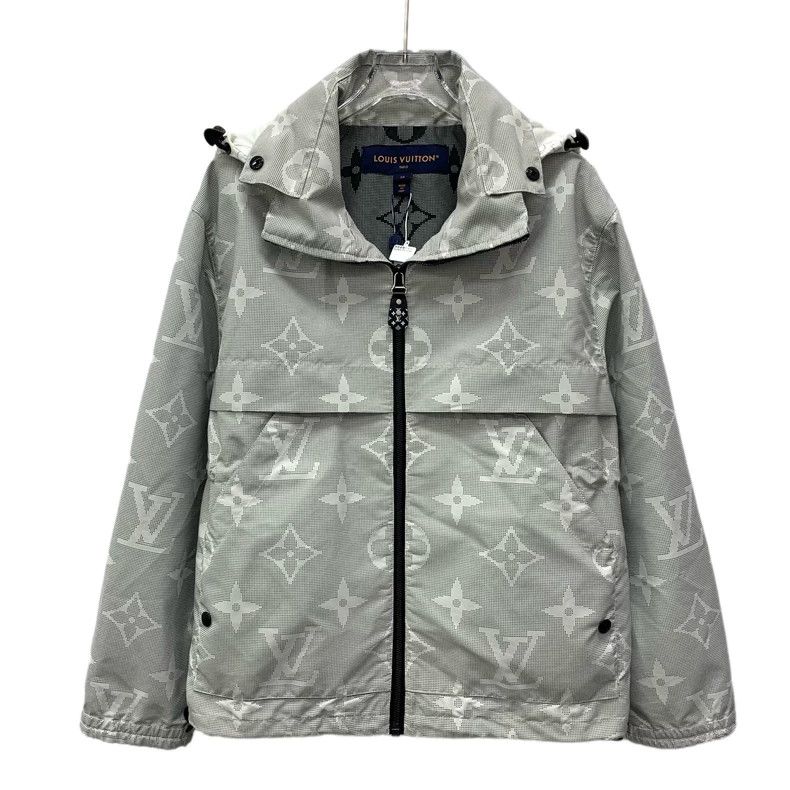 Louis Vuitton Louis Vuitton 23 grey logo full print hooded long sleeve z Size XXS / US 00 / IT 34 - 1 Thumbnail