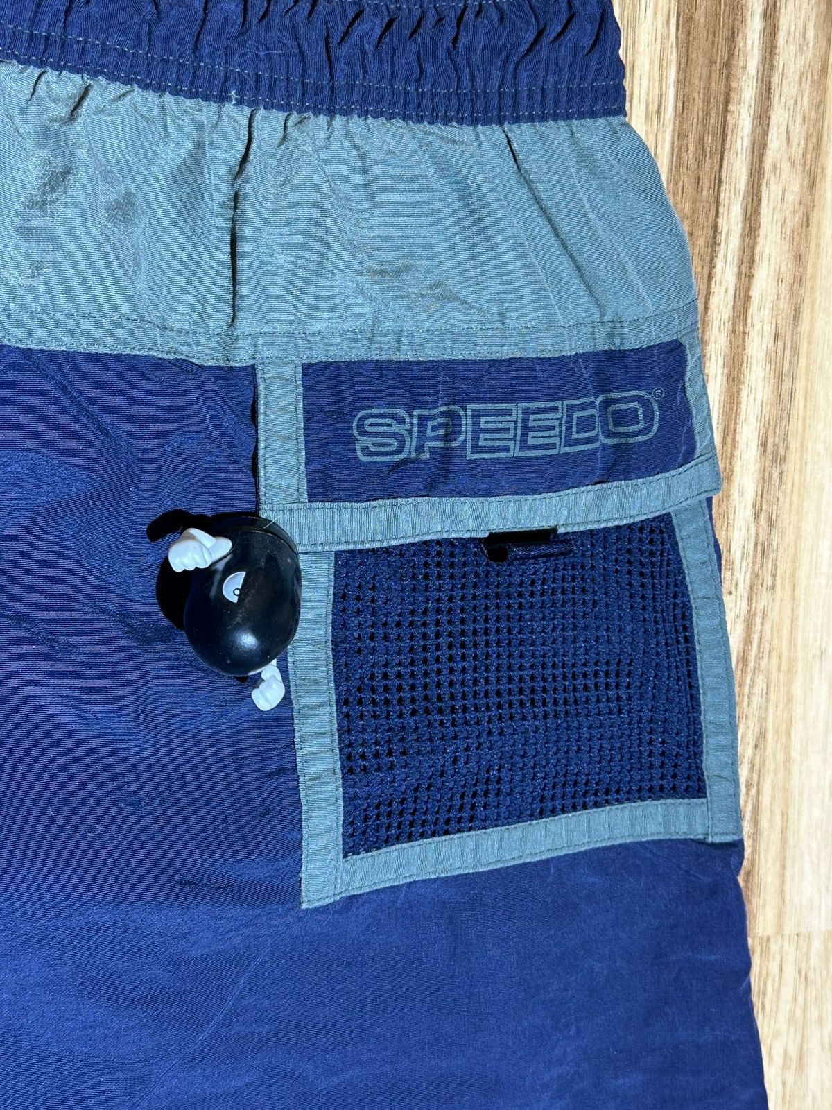 Speedo 2004 tag Speedo Men's Navy and Olive Board Shorts Size US 32 / EU 48 - 6 Thumbnail