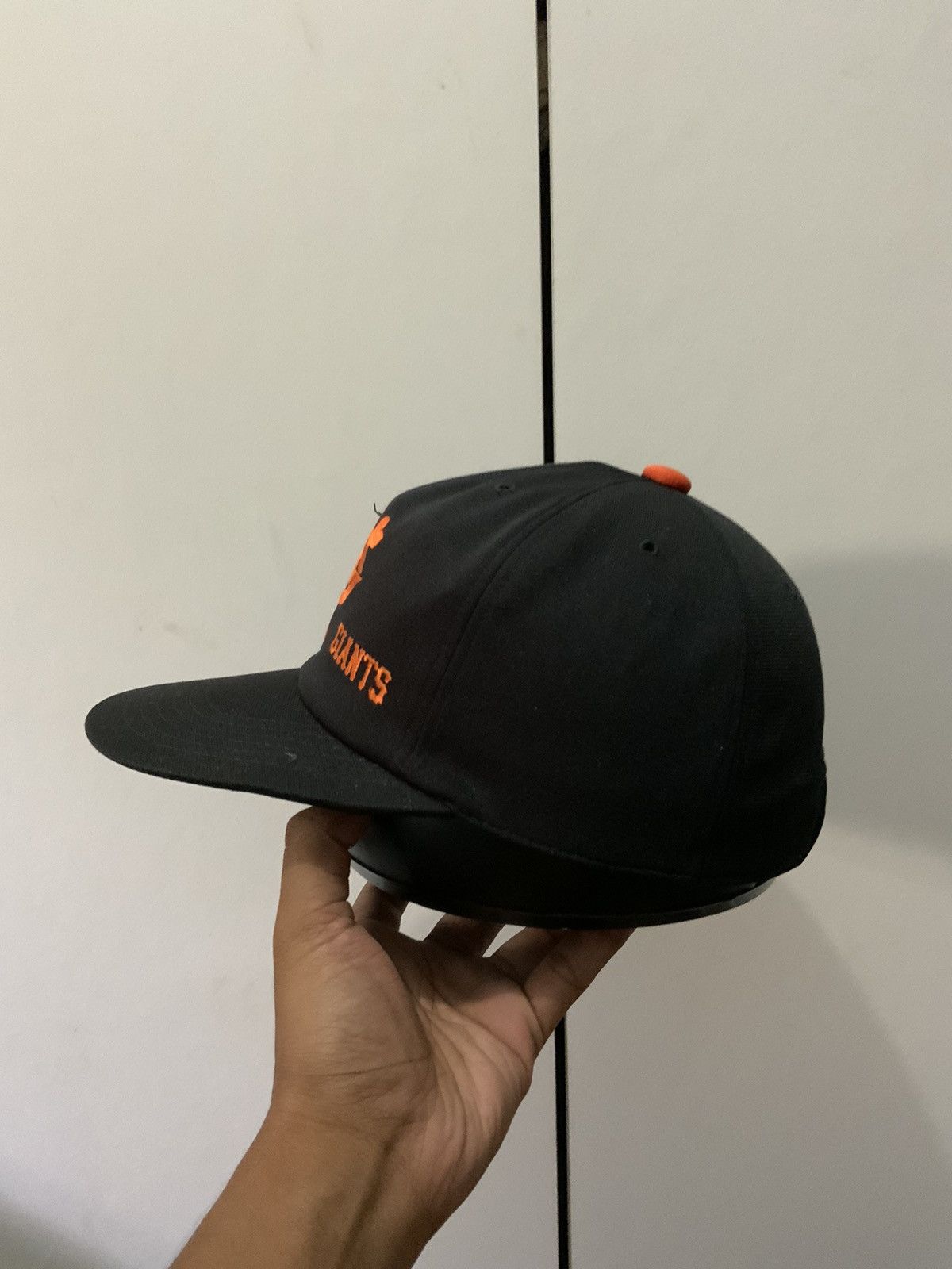 Vintage Vintage Giants Zipper Black Hat Cap Size ONE SIZE - 2 Thumbnail