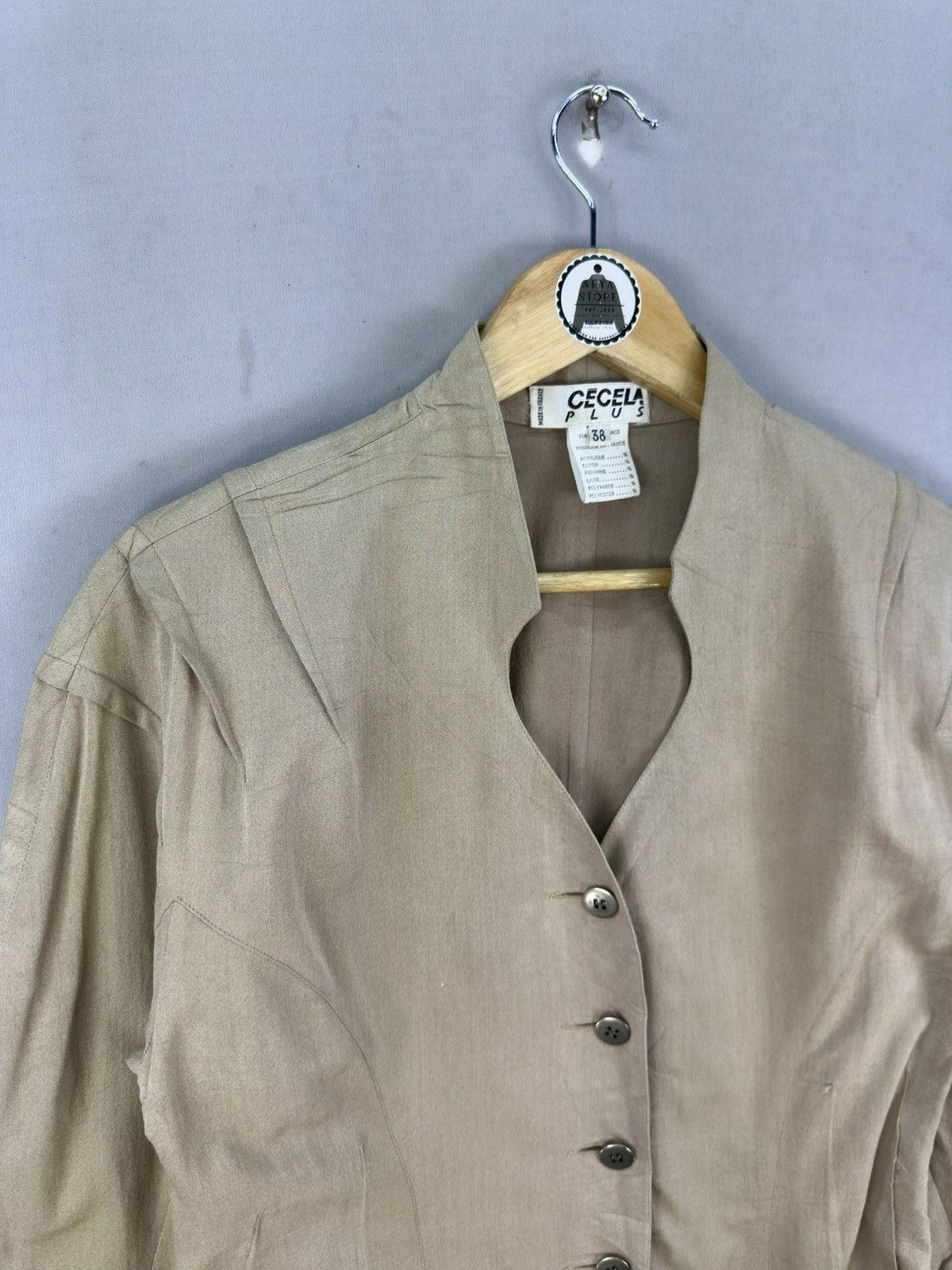 Japanese Brand Cecela Plus Coat Jacket Size S / US 4 / IT 40 - 2 Thumbnail