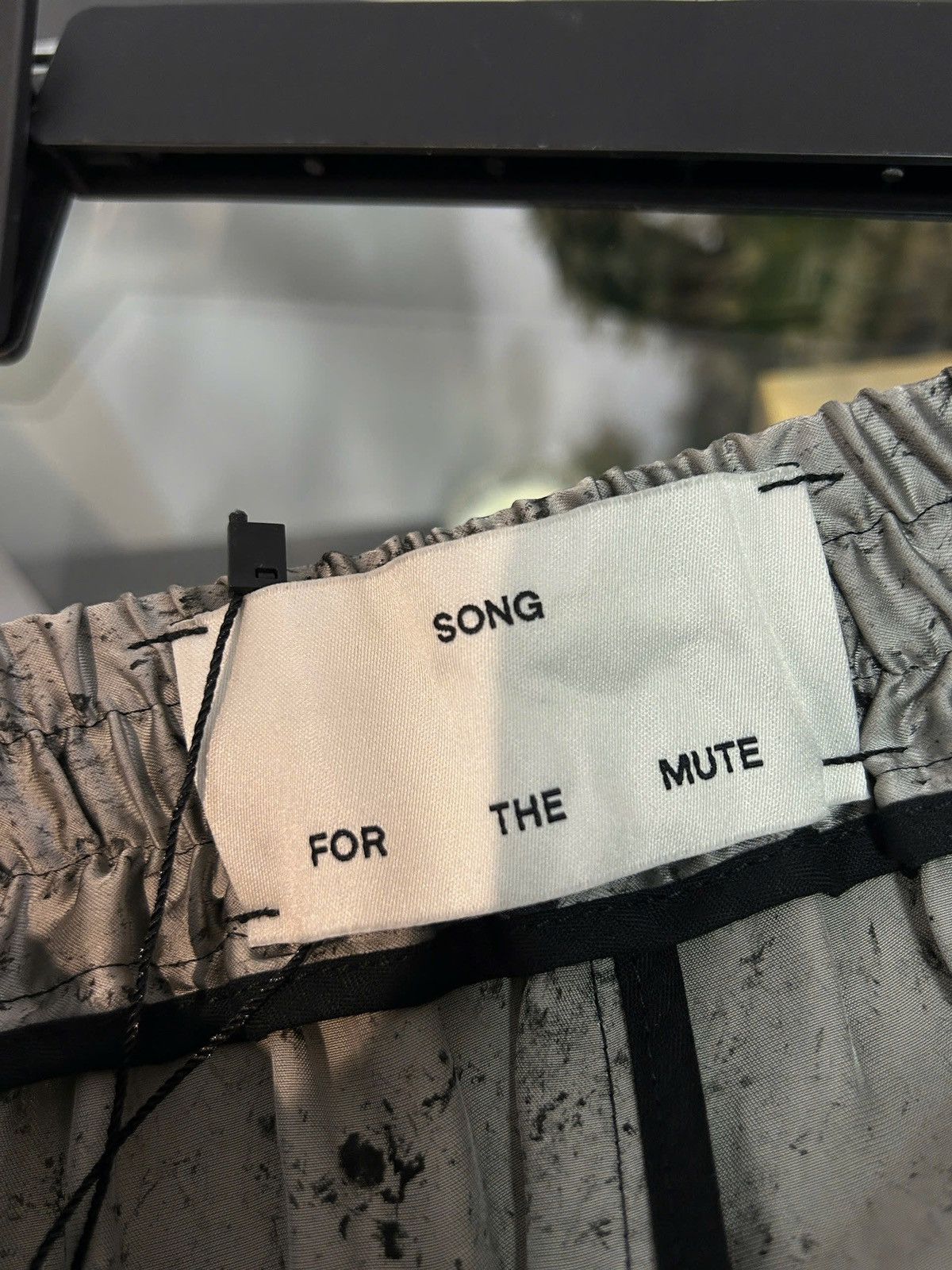 Song For The Mute Song for the Mute 21.1 Elasticated Shorts ‘Concrete’ Size US 33 - 3 Thumbnail