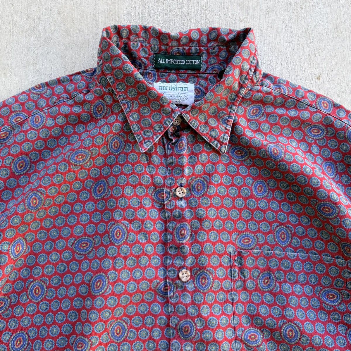 Gitman Bros. Vintage Gitman Bros Shirt Paisley All Over Print Made In USA Size US XL / EU 56 / 4 - 2 Thumbnail