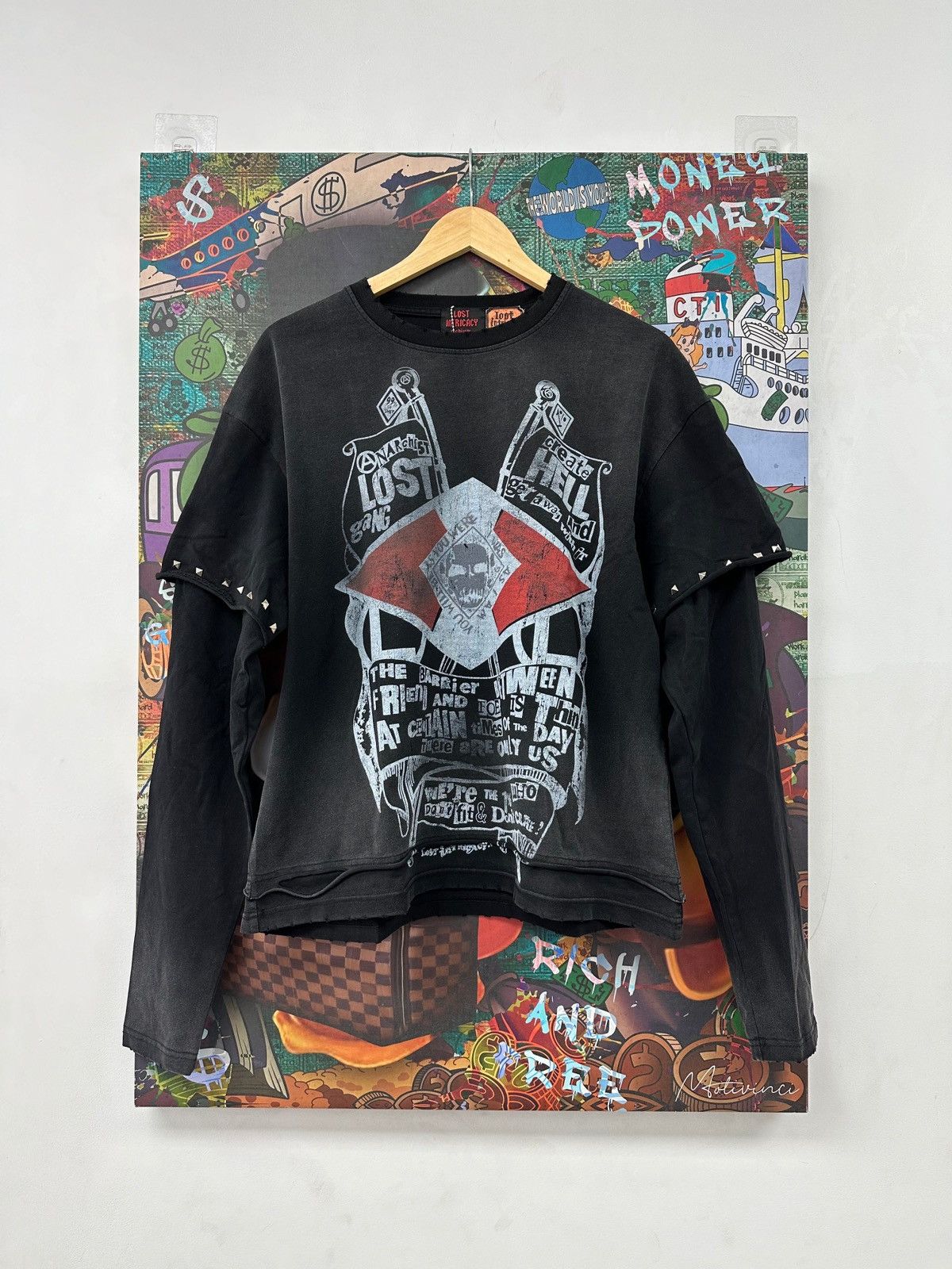 LOST INTRICACY Lost Intricacy Black Westwood L/S Tee Size US XL / EU 56 / 4 - 1 Thumbnail