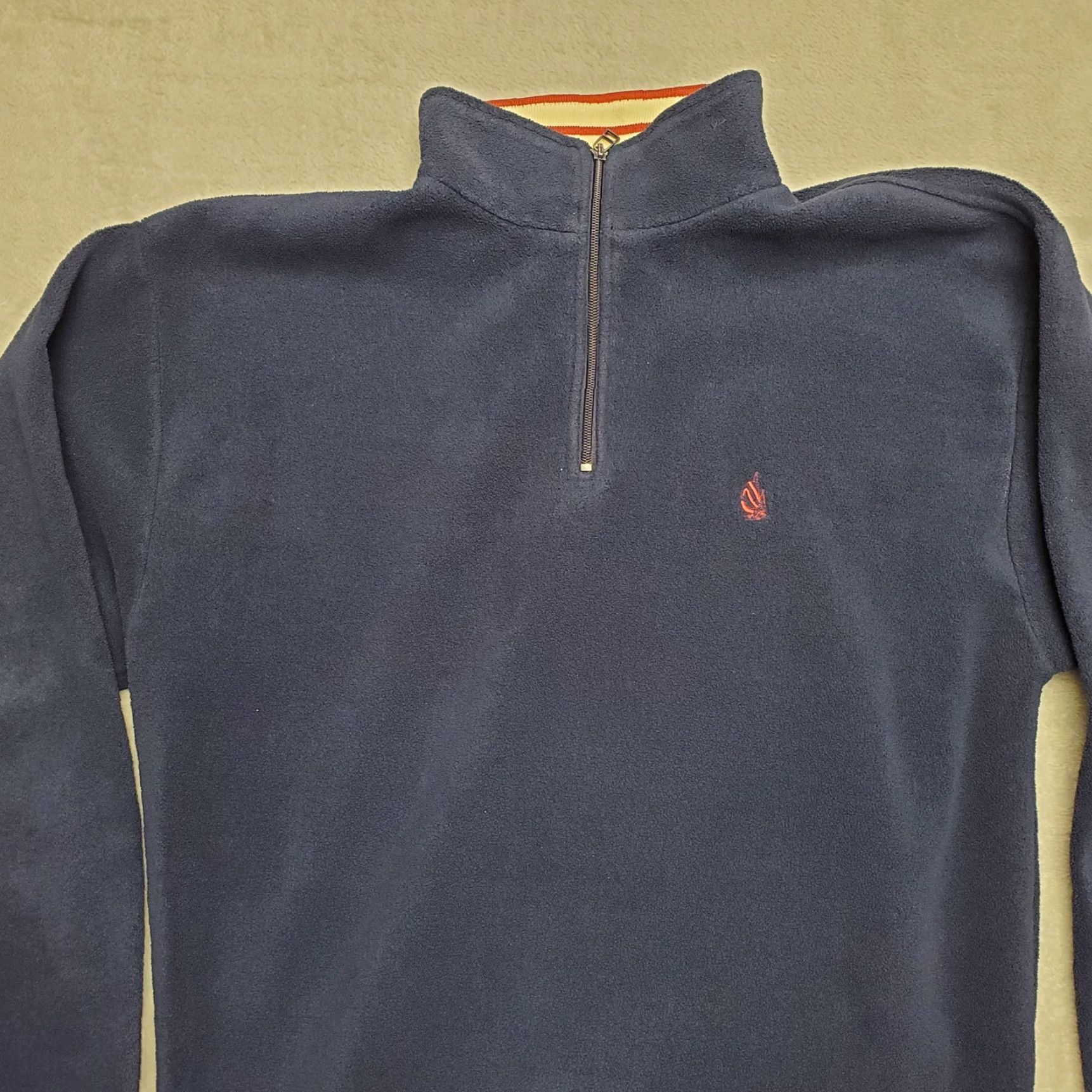 Nautica VINTAGE Nautica Sweater Mens XL Blue 1/4 Zip Polyester Fleece Pullover Pullover Size US XL / EU 56 / 4 - 2 Thumbnail