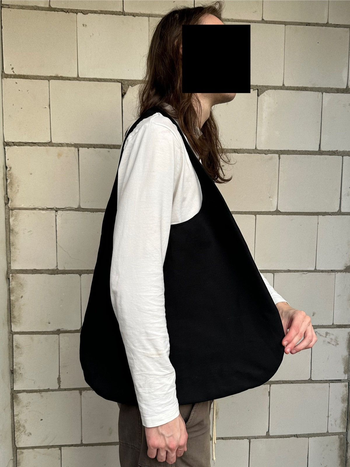Handmade Handmade Artisanal Tote Bag Black Archive Vintage Size ONE SIZE - 2 Thumbnail