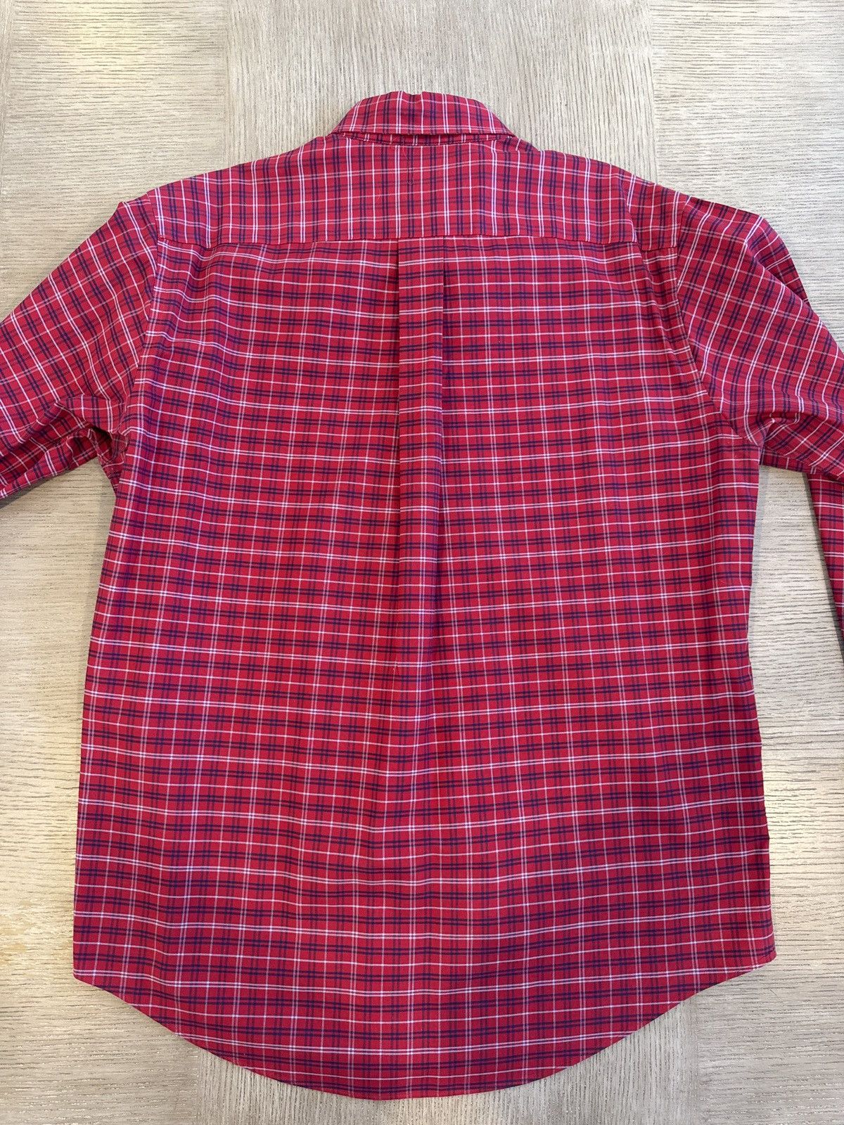 Brooks Brothers Red Plaid Supima Button Down Size US L / EU 52-54 / 3 - 5 Thumbnail