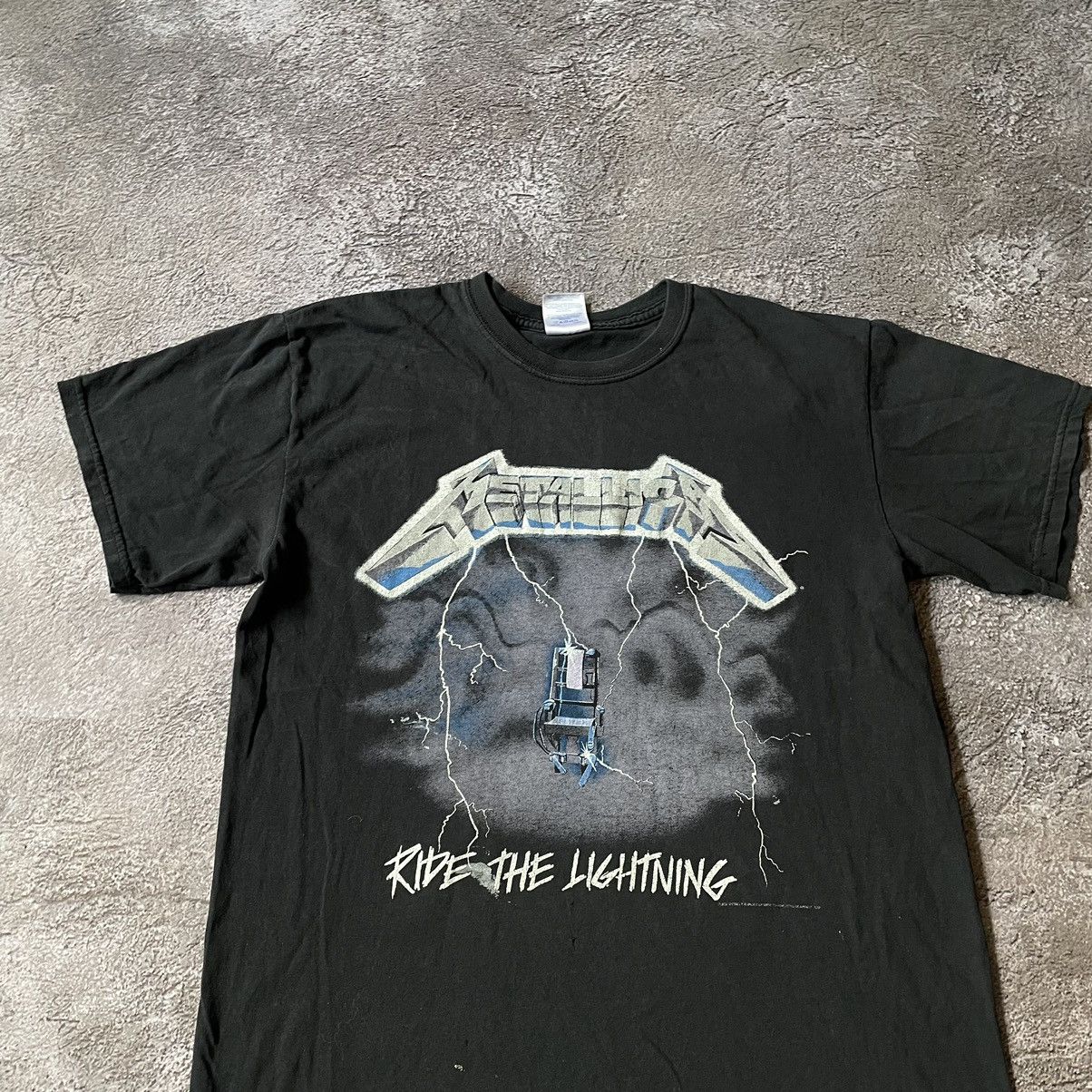 Vintage Vintage 90s Metallica Band Tee Graphic Grunge Punk Worn In M Size US M / EU 48-50 / 2 - 6 Thumbnail