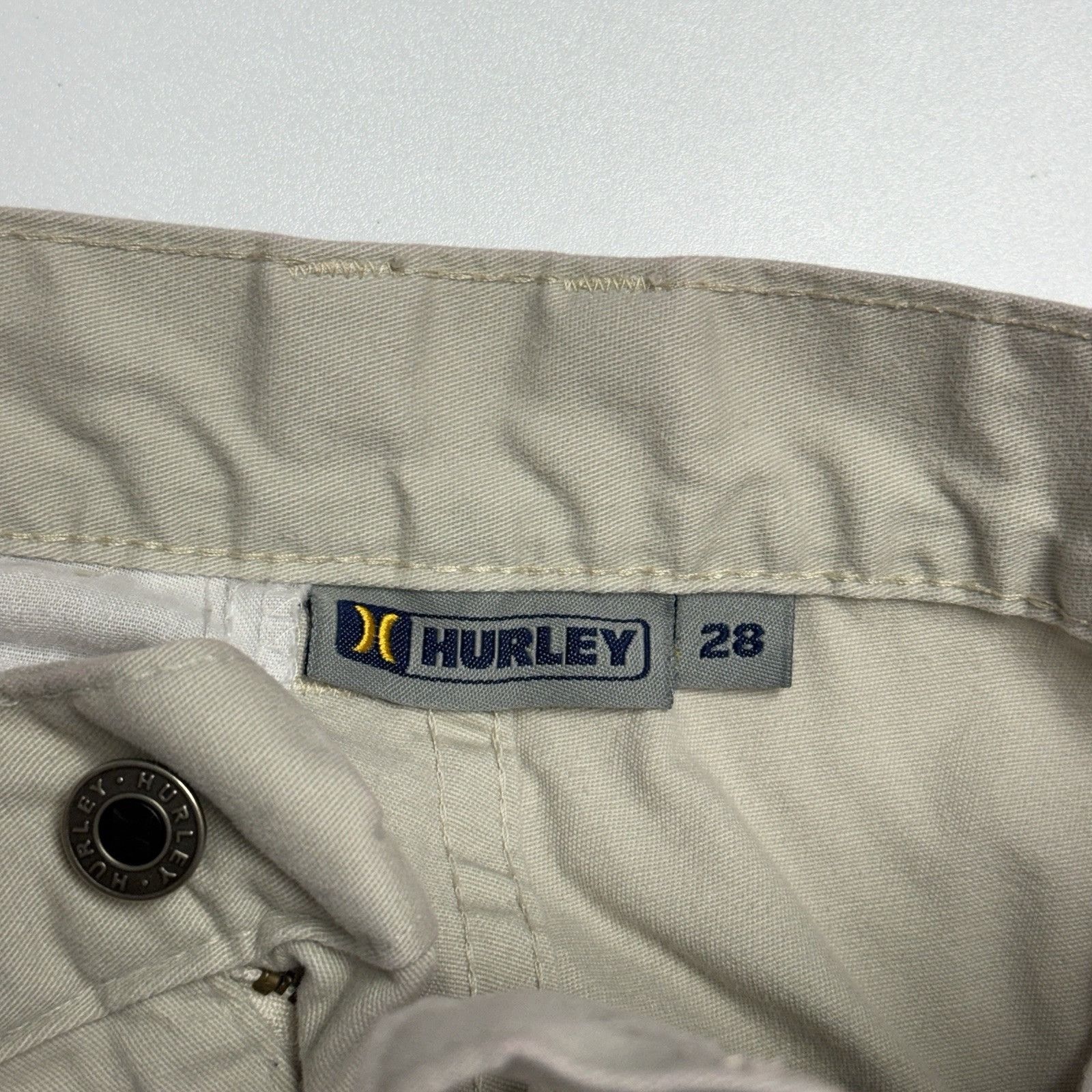 Hurley Vintage Hurley International Cargo Shorts Mens 28 Beige Size US 28 / EU 44 - 10 Thumbnail