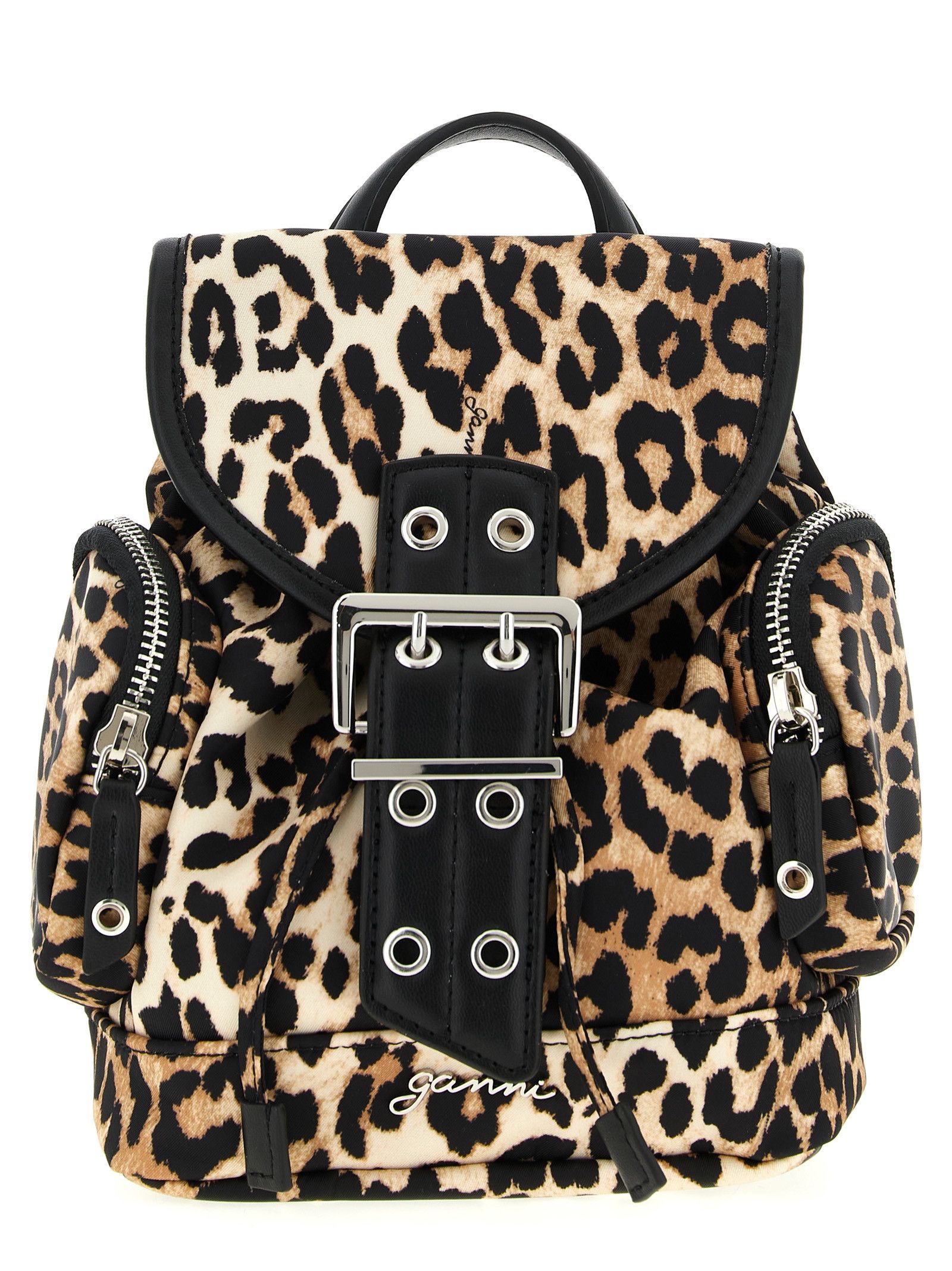 Ganni Animalier 'Bucky' Backpack Size ONE SIZE - 1 Thumbnail