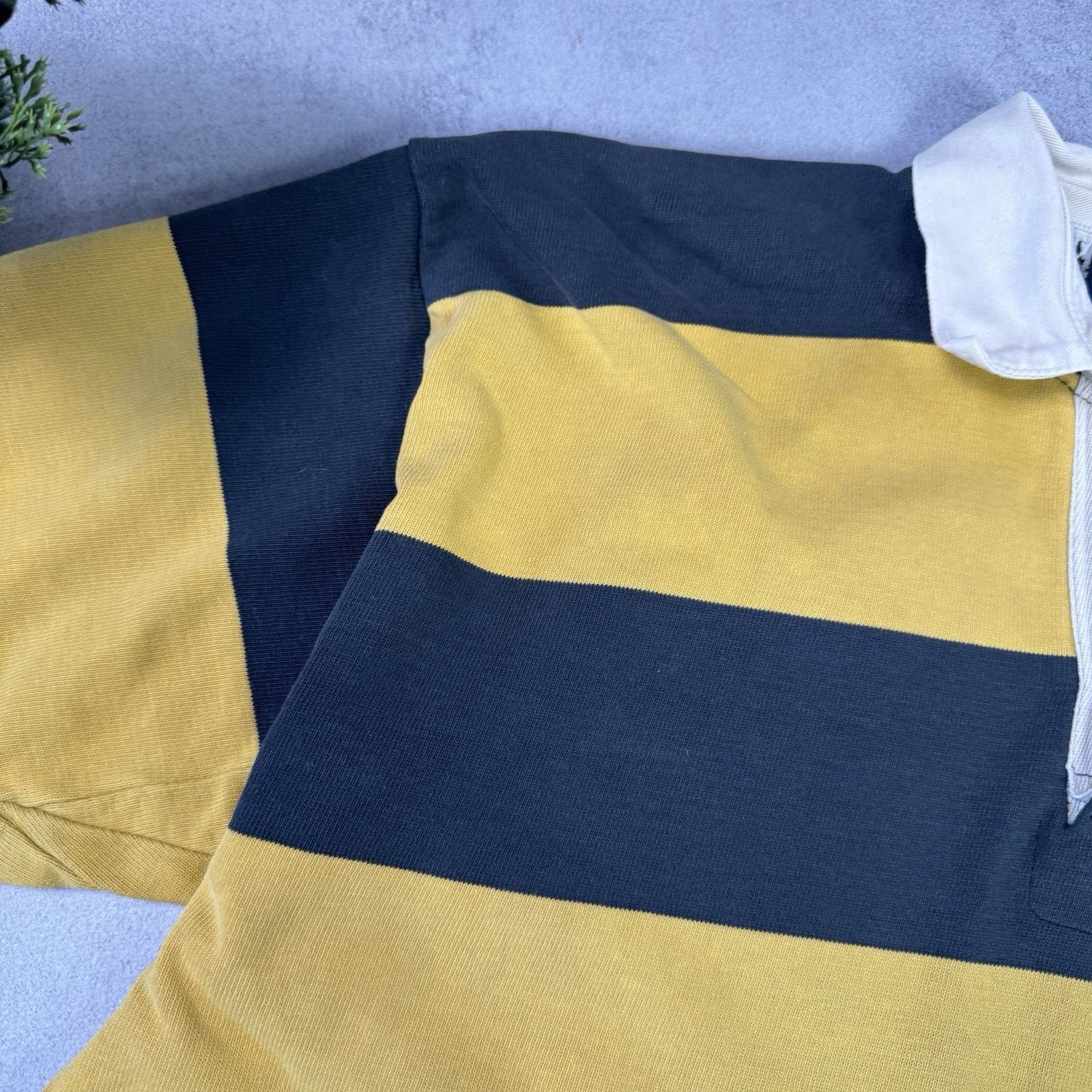 Vintage Vintage 90s Halbro Rugby Jersey Striped #9 Men Size 112cm Size US L / EU 52-54 / 3 - 5 Thumbnail