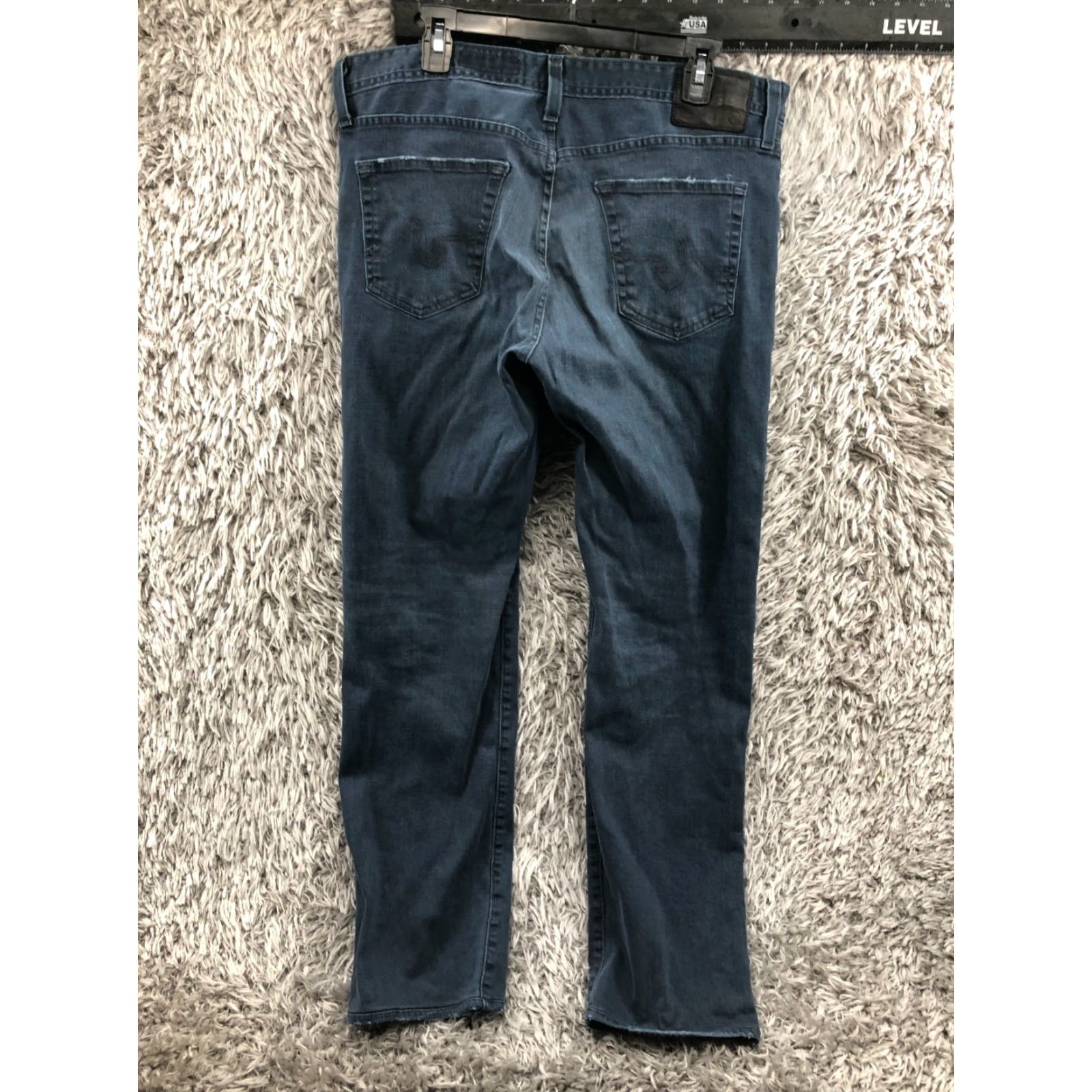 Vintage AG The Graduate Tailor Leg Jeans Size 36 Mens Mid Rise Medium Blue Wash Jeans Regular 5-Pocket Denim Straight | AG Adriano Goldschmied The Everett Men Size US 36 / EU 52 - 5 Thumbnail