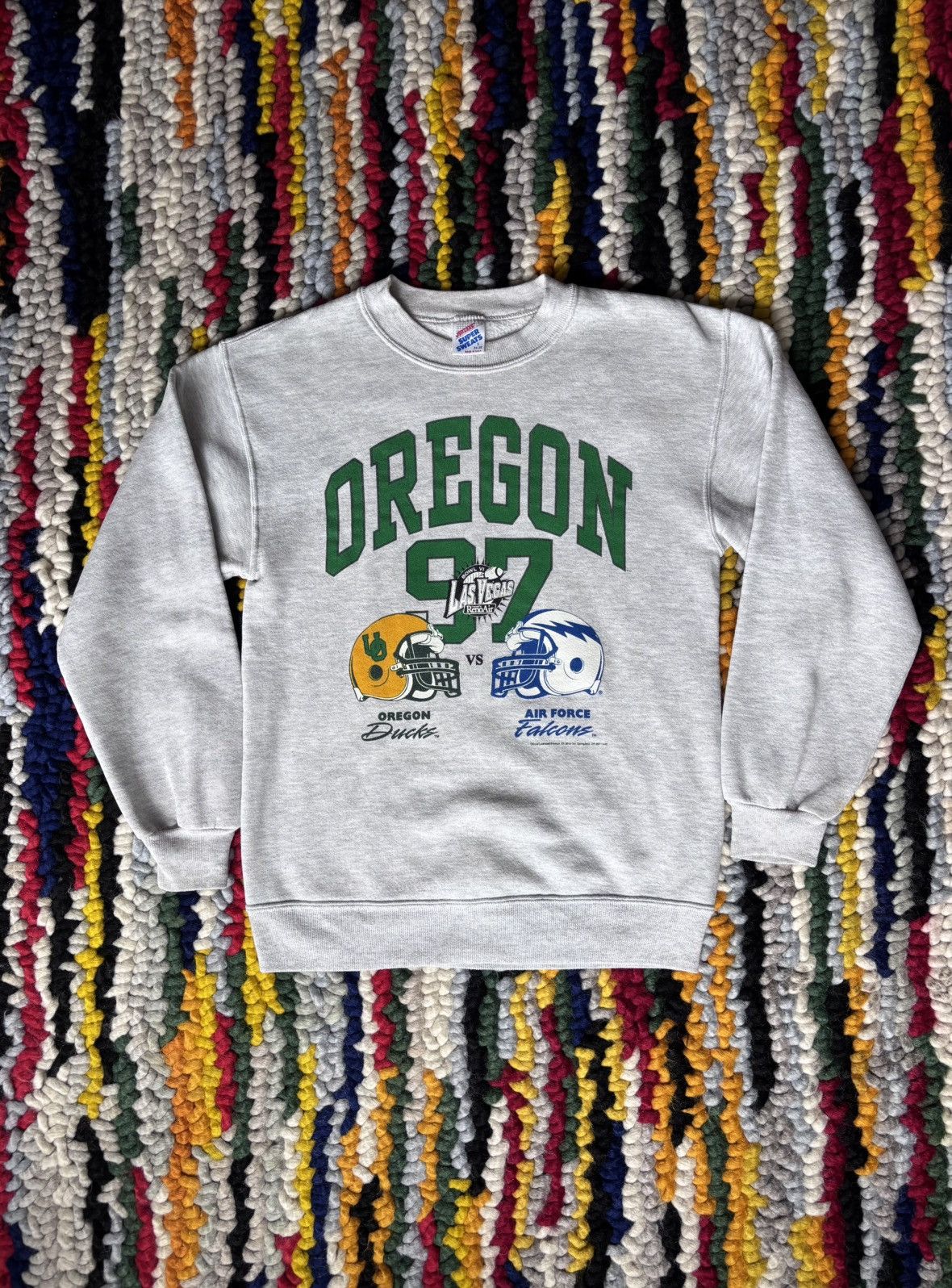 Vintage University Of Oregon Football Crewneck