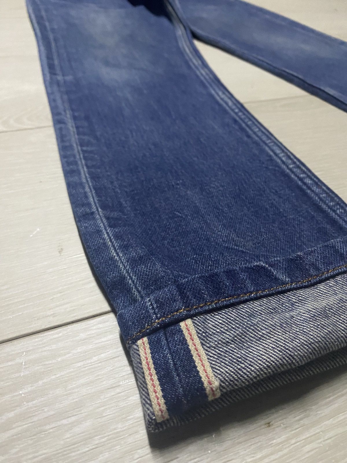 A.P.C. Vintage Apc Petit New Standard Blue Distressed Skinny Jeans Size US 30 / EU 46 - 9 Thumbnail