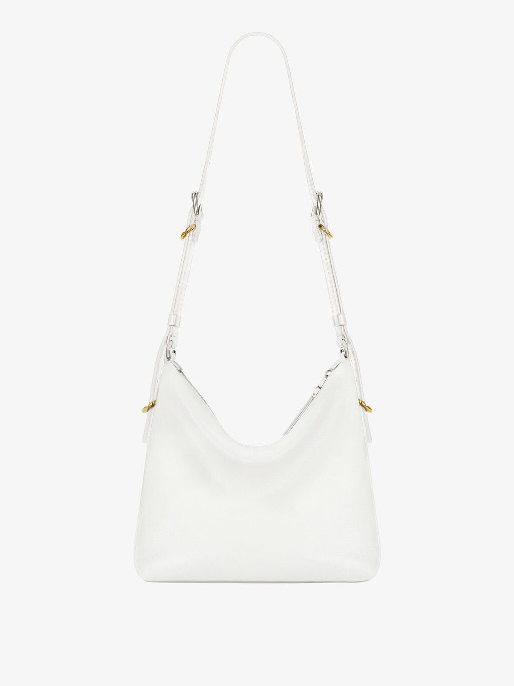 Givenchy o1srvl11e0225 Size: OS/Voyou Crossbody Leather Bag in Ivory Size ONE SIZE - 2 Thumbnail