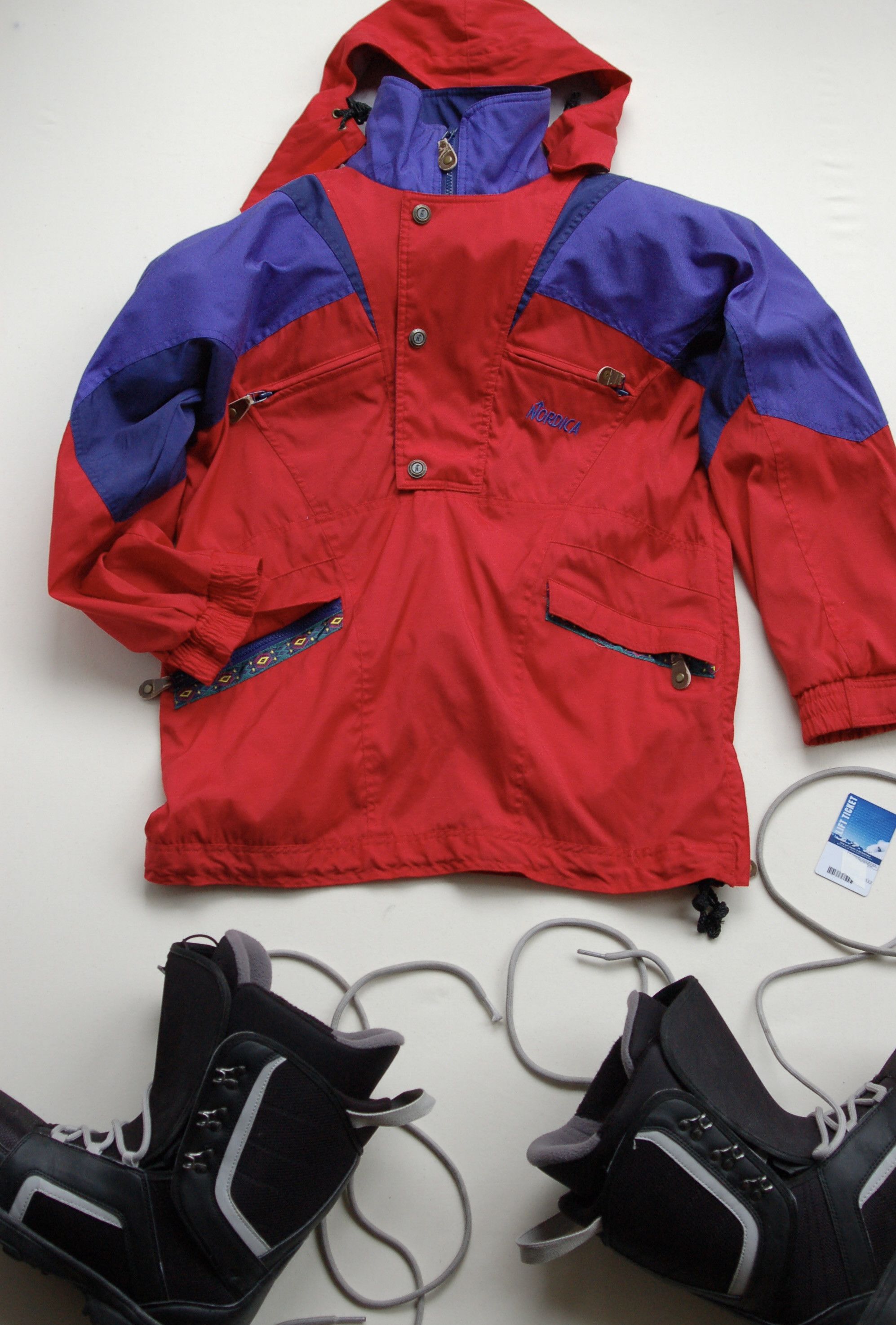 Vintage 1990s Nordica Ski Anorak Size L / US 10 / IT 46 - 4 Thumbnail