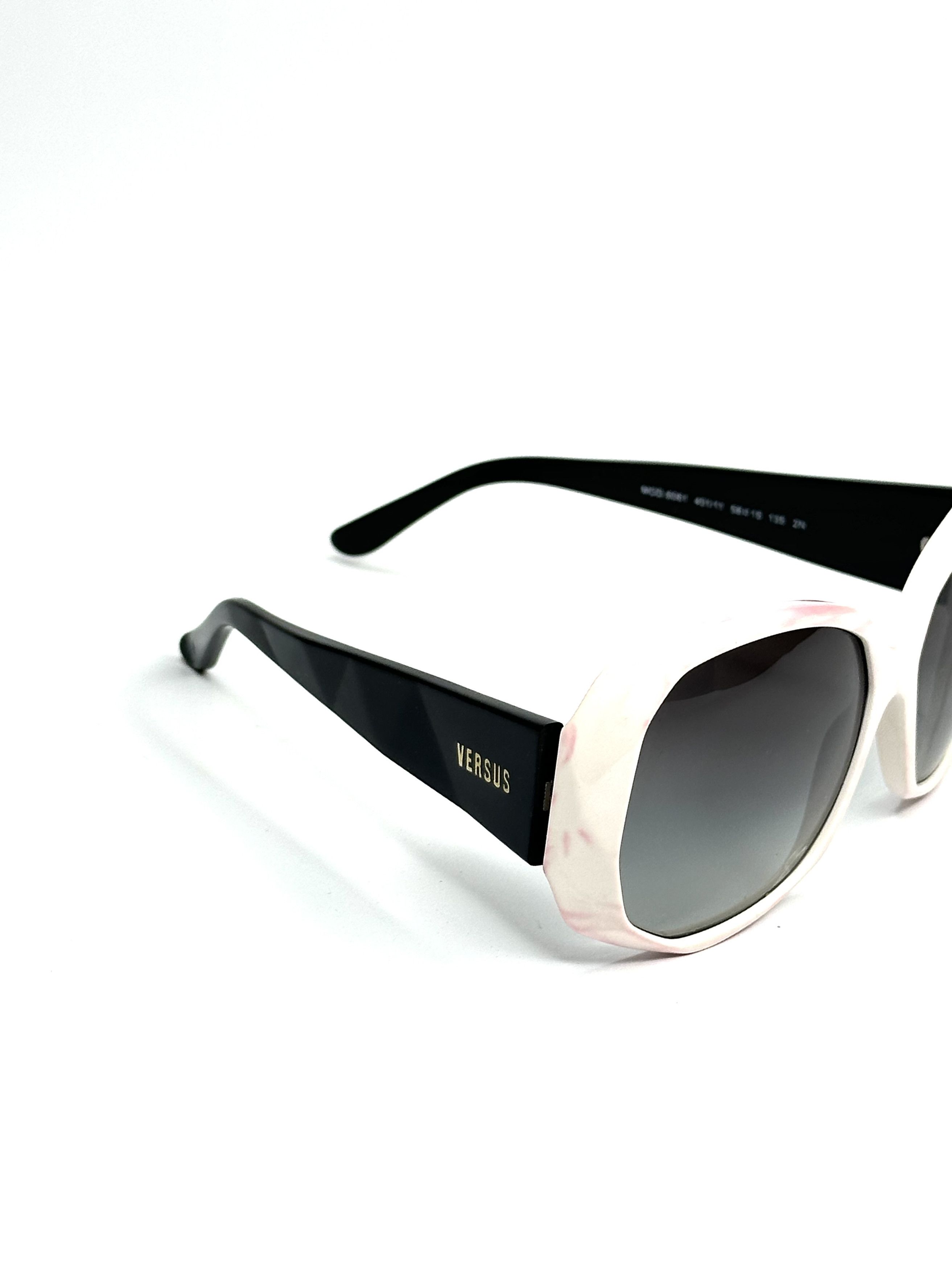 Versus Versace Versus Marble Pink Squared Futuristic Sunglasses Size ONE SIZE - 5 Thumbnail