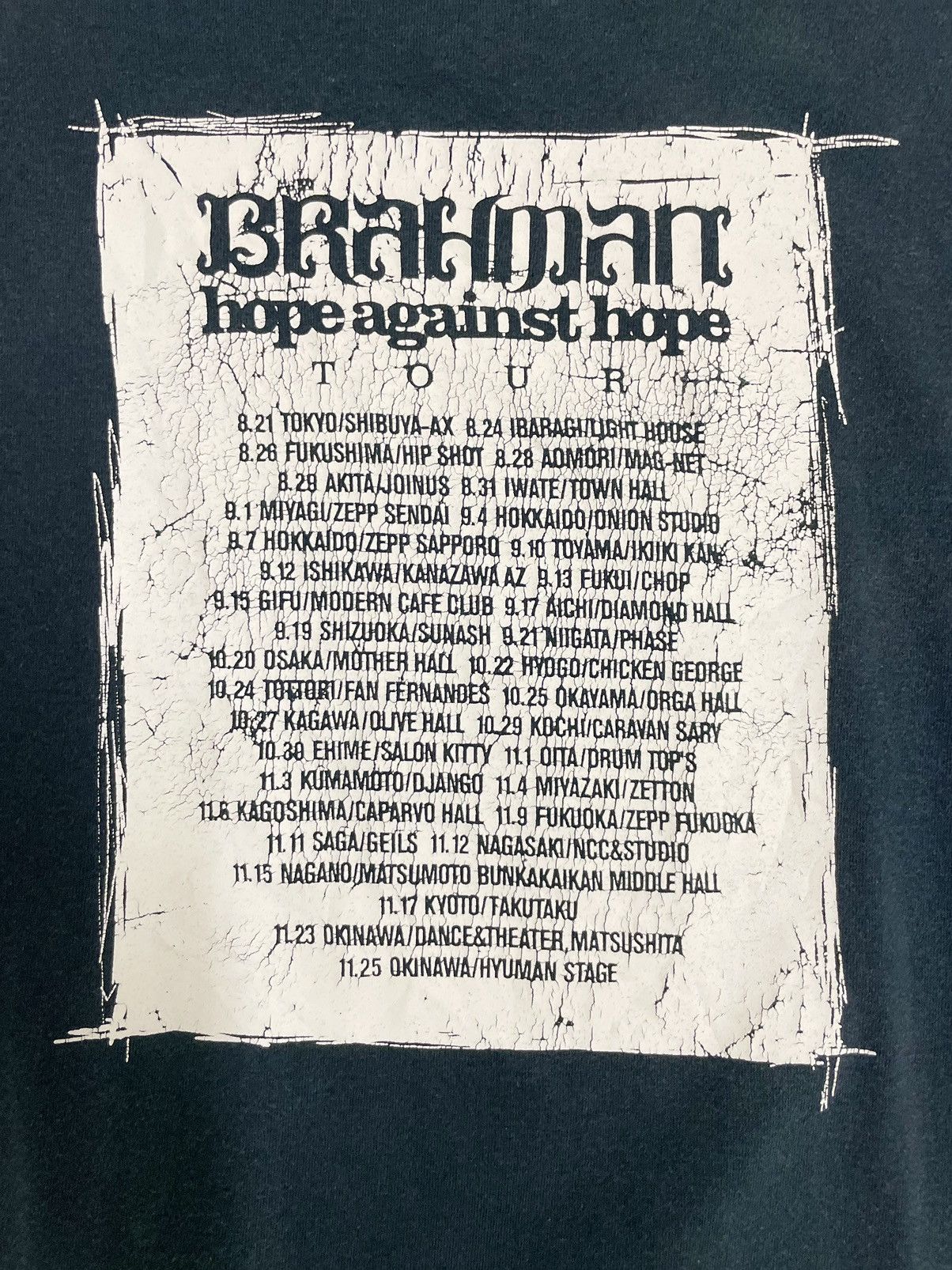 Band Tees × Vintage VINTAGE BRAHMAN TOUR JAPAN TEE Size US L / EU 52-54 / 3 - 6 Thumbnail