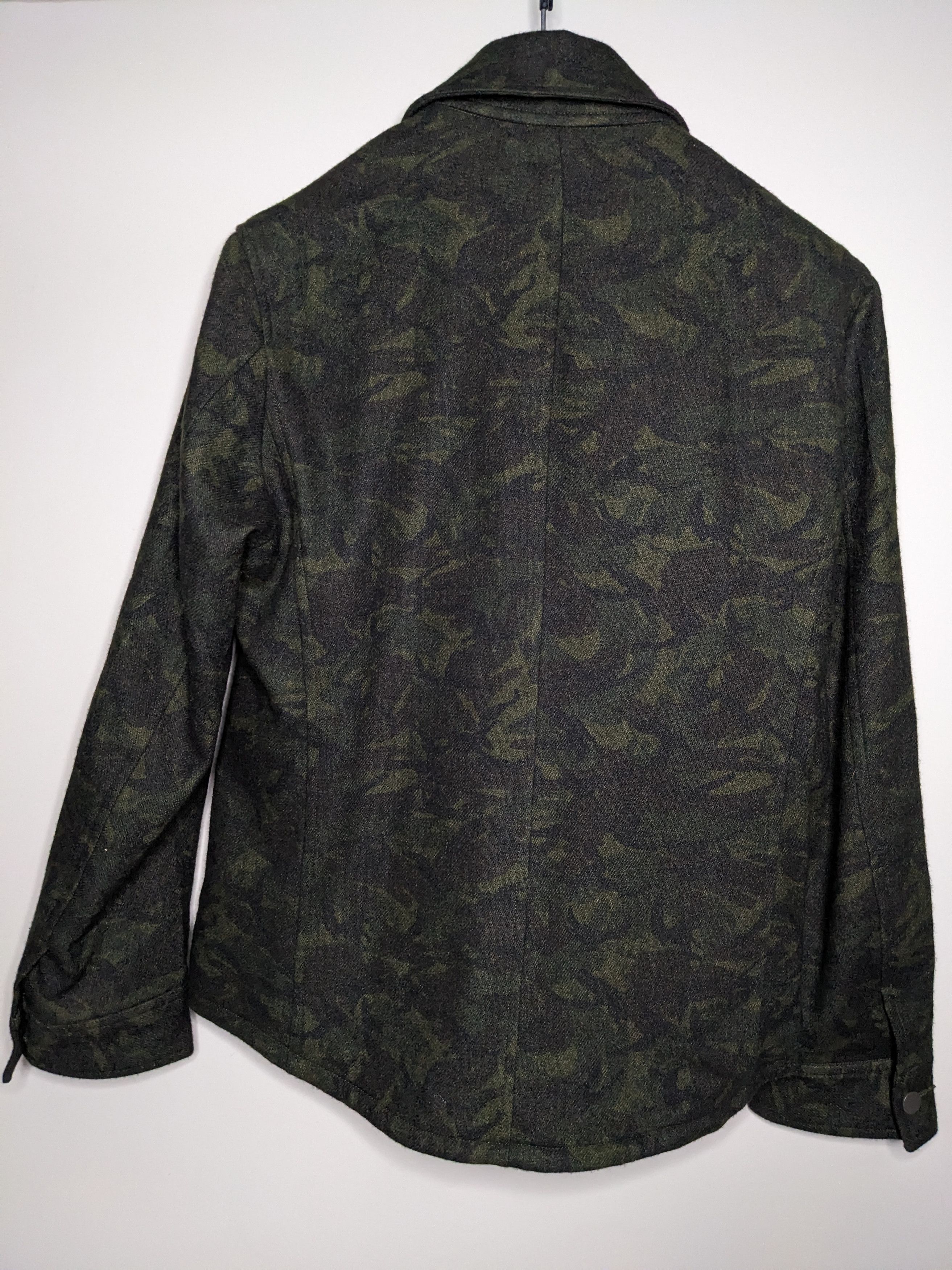 junhashimoto Jun Hashimoto Camo Wool Overshirt XL Jacket Military Shacket Size US XL / EU 56 / 4 - 6 Thumbnail