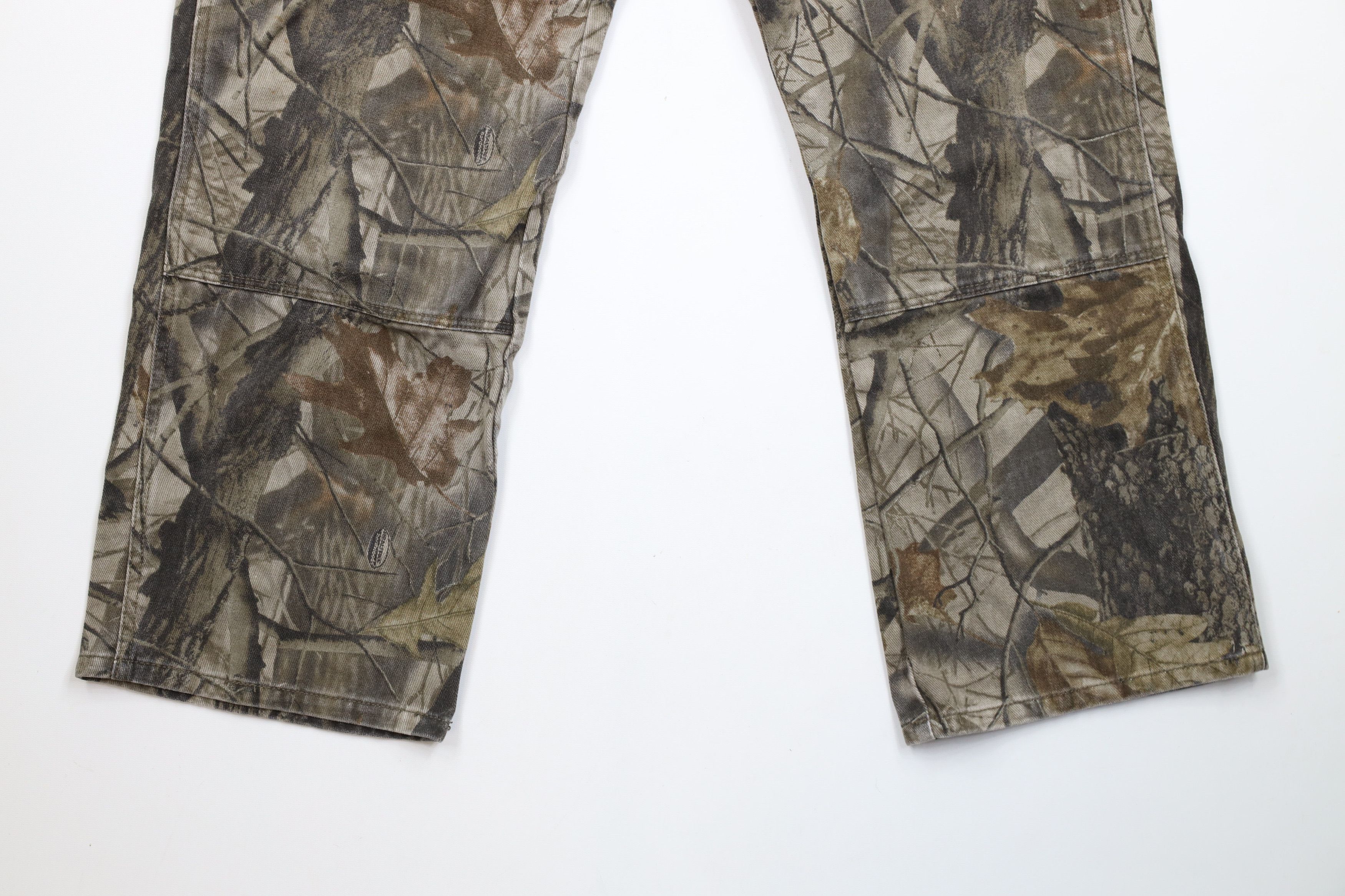 Vintage Vintage 90s Streetwear Double Knee Camouflage Wide Leg Jeans Size US 38 / EU 54 - 4 Thumbnail