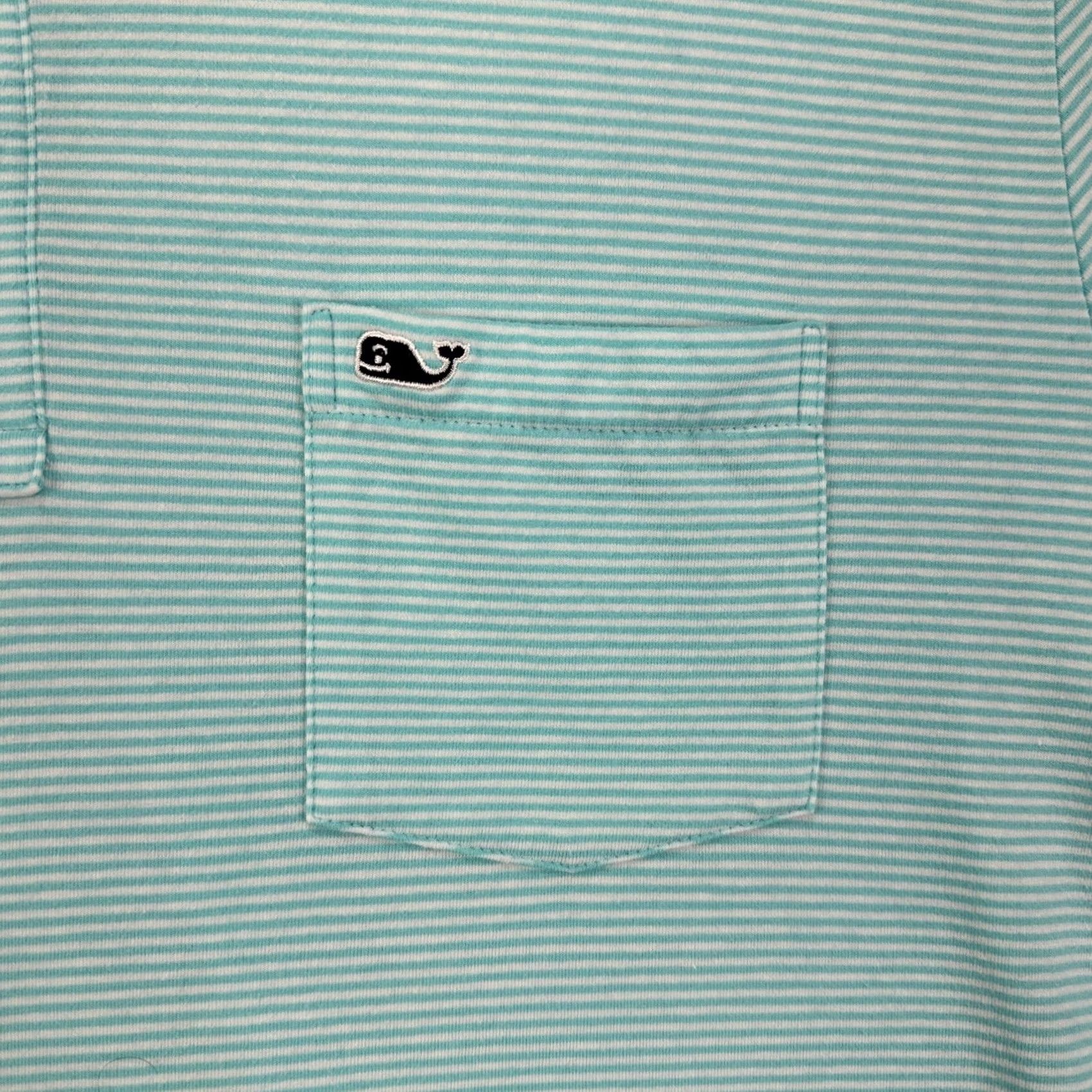 Vineyard Vines Vineyard Vines Edgartown Mens Polo Shirt XL Blue White Striped Stretch Rugby Shirt Size US XL / EU 56 / 4 - 6 Thumbnail