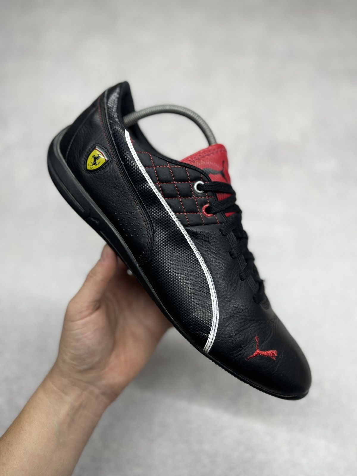 Ferrari × Puma Puma Ferrari Speedcat Leather Sneakers Black Japan Style Size US 10.5 / EU 43-44 - 1 Thumbnail