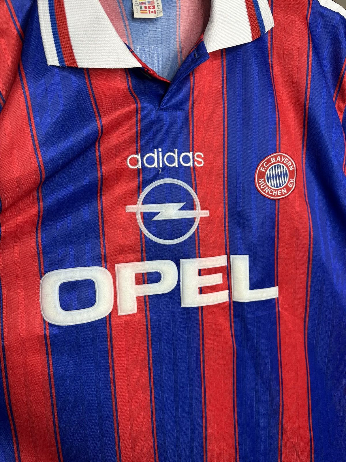 Adidas #7 Scholl Adidas FC Bayern München 90s Football Soccer Shirt Size US XL / EU 56 / 4 - 3 Thumbnail