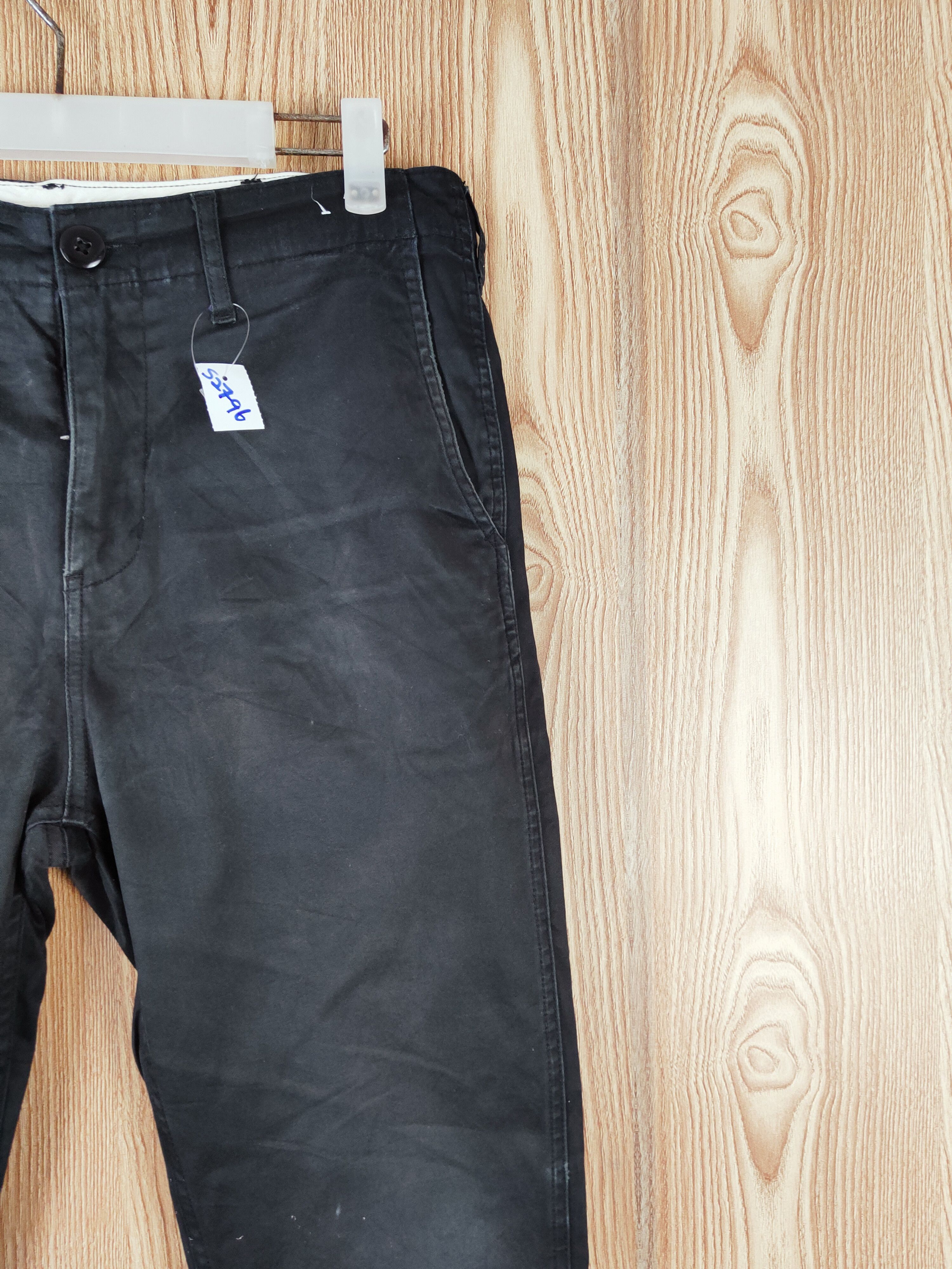 Japanese Brand × Vintage DL Back Number Black faded vintage Casual Pants #S2796 Size US 30 / EU 46 - 5 Thumbnail