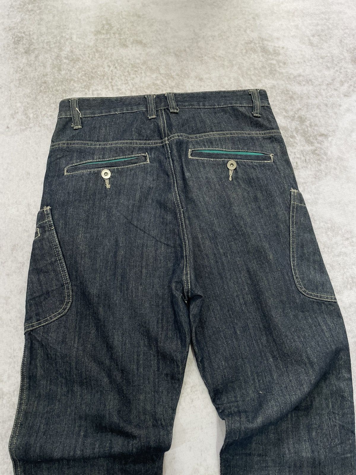 If Six Was Nine × Japanese Brand × Le Grande Bleu (L.G.B.) 2000s junggle storm denim pants y2k style Size US 32 / EU 48 - 8 Thumbnail