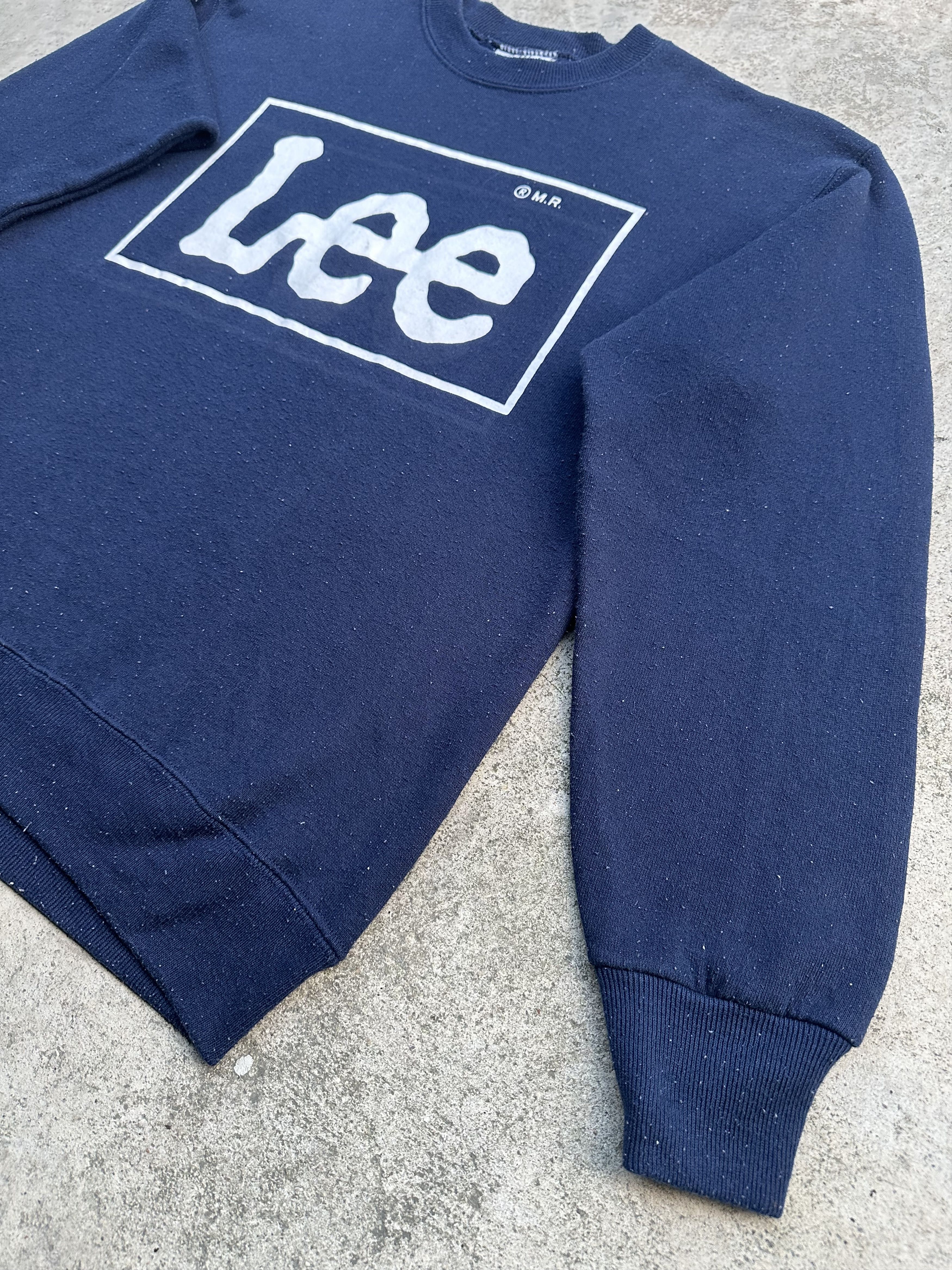Lee Vintage 90s OG Lee Big Logo Sweatshirt Size US M / EU 48-50 / 2 - 6 Thumbnail