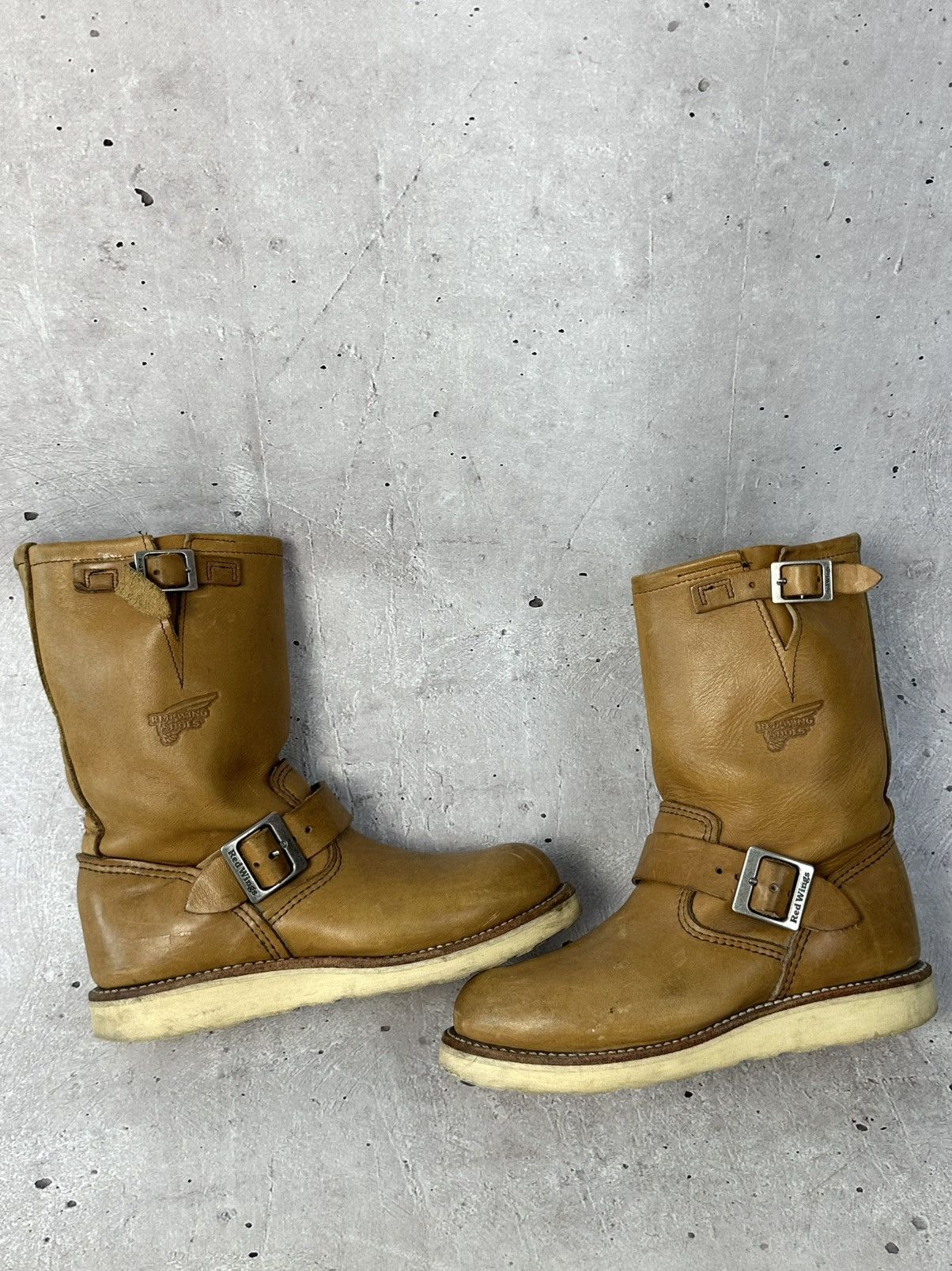 Red Wing Red Wing 9027 Leather Beige Made in USA Women’s Boots Size US 7.5 / IT 37.5 - 7 Thumbnail