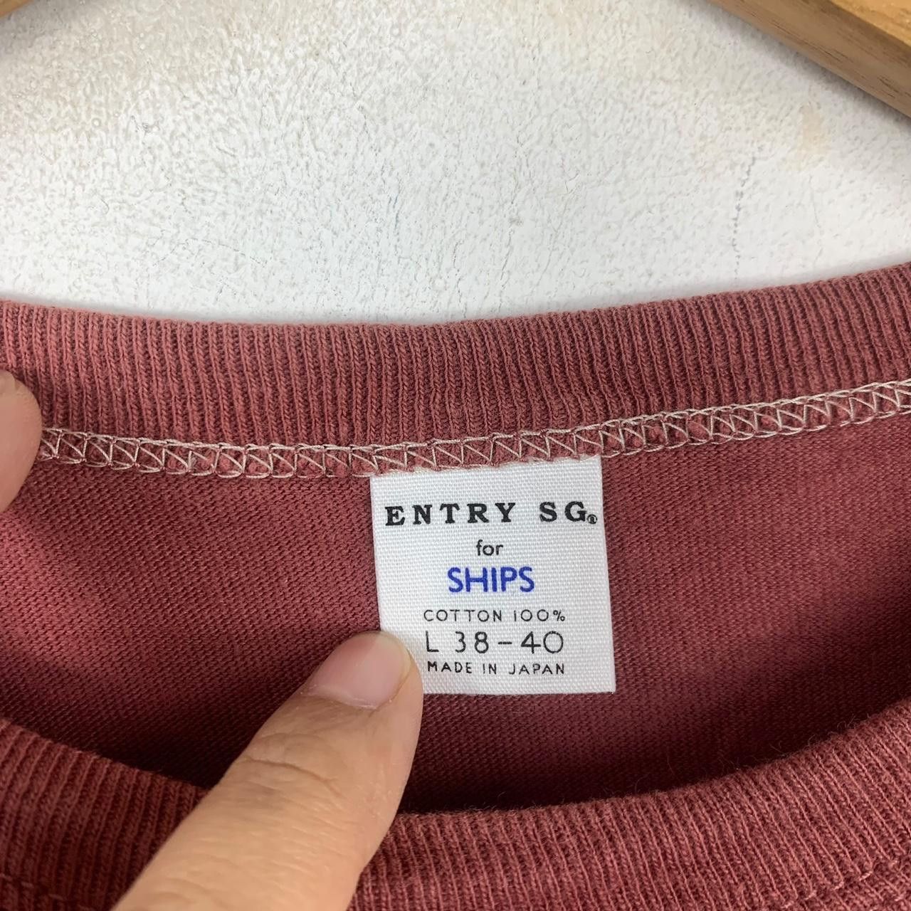 SHIPS Vintage SHIPS JAPAN x ENTRY SG Brooklyn New York Tee Shirt Size US L / EU 52-54 / 3 - 3 Thumbnail