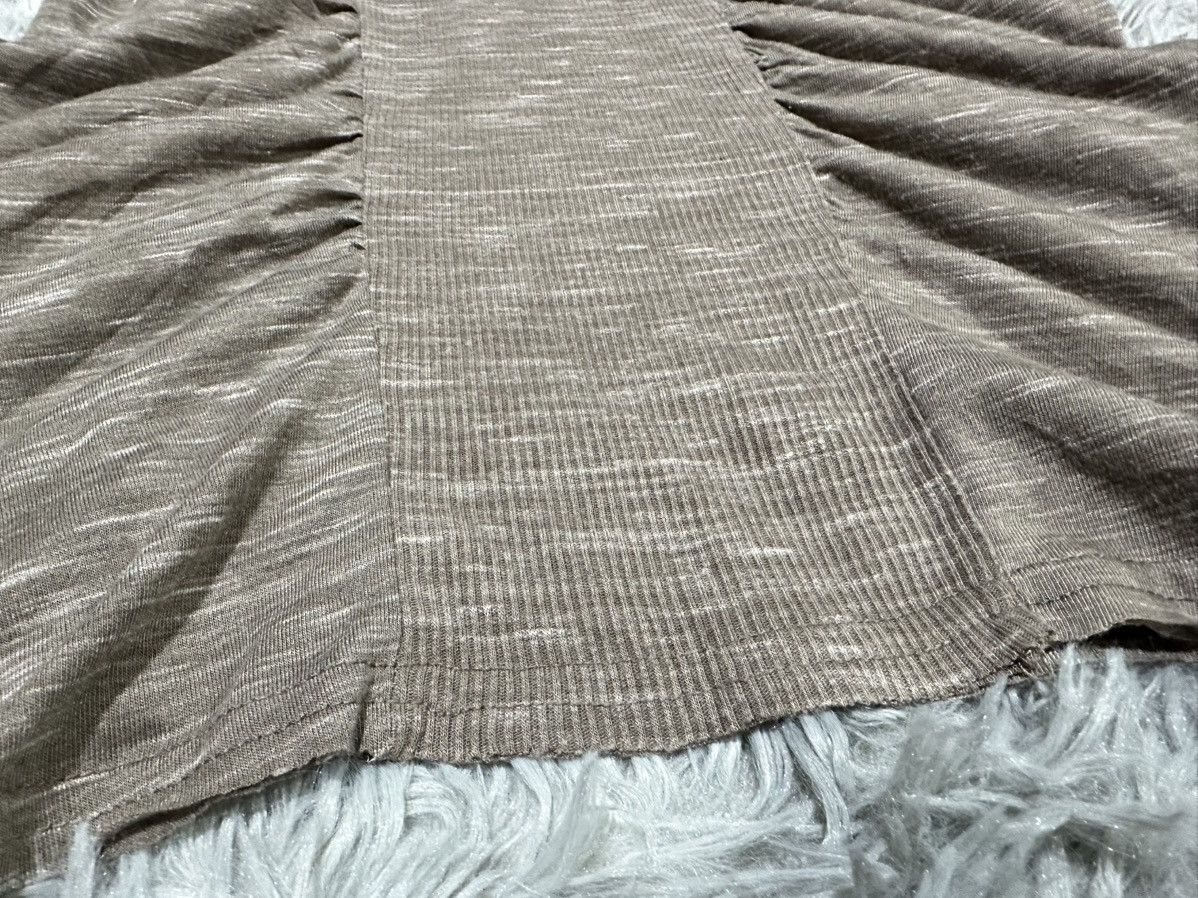 Tornado Mart 🔥Sick Y2K Tornado Mart Ruched Hybrid Ribbed Shirt Size US S / EU 44-46 / 1 - 4 Thumbnail