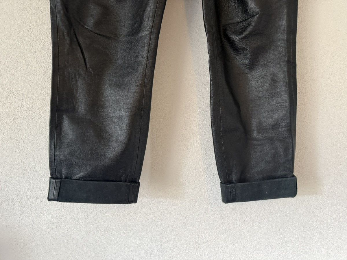 Givenchy Givenchy Lambskin Pleated Trousers in Black Size US 30 / EU 46 - 6 Thumbnail