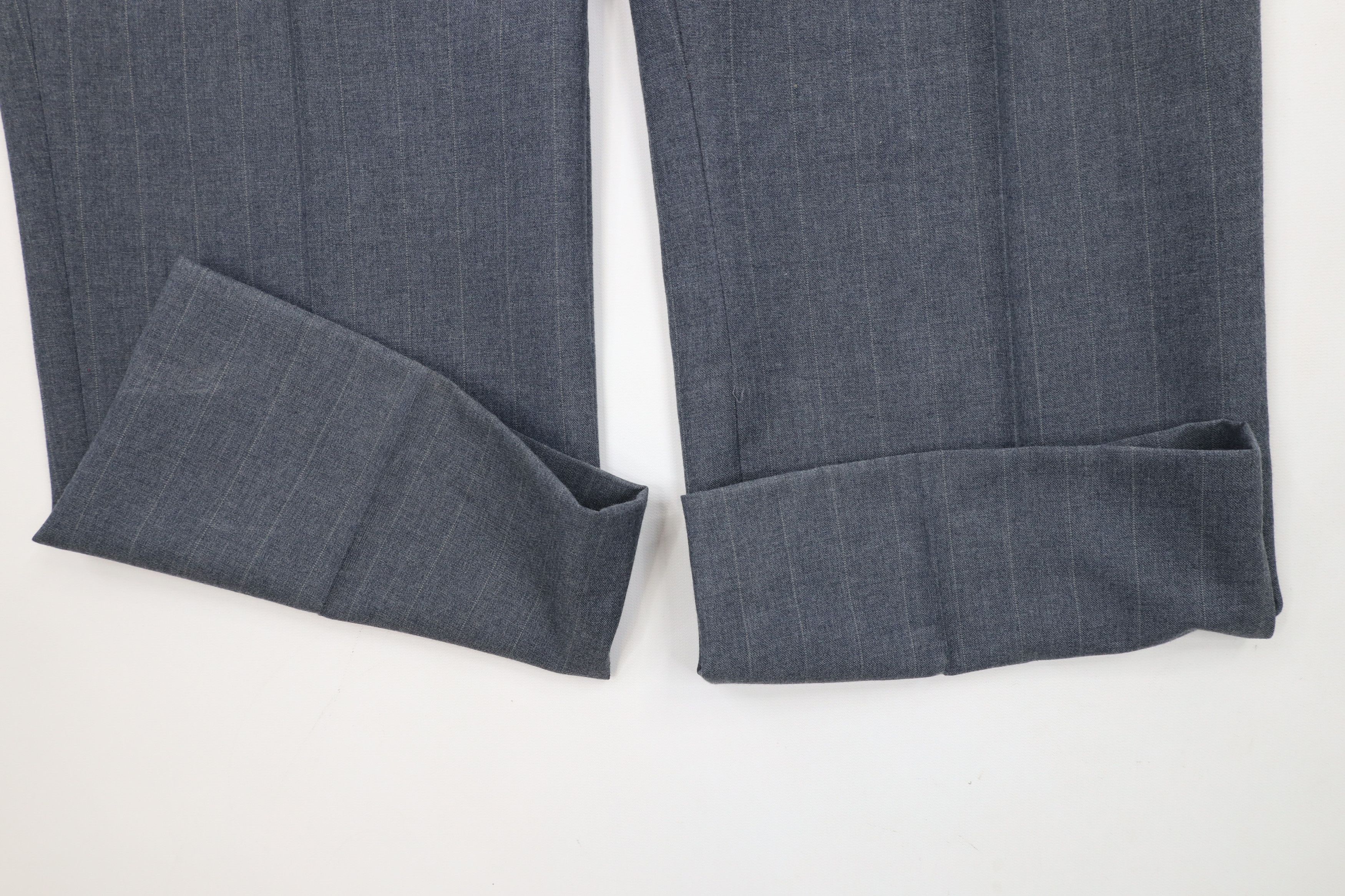 Vintage Vintage 70s Streetwear Pinstriped Wide Leg Chino Pants USA Size US 36 / EU 52 - 5 Thumbnail