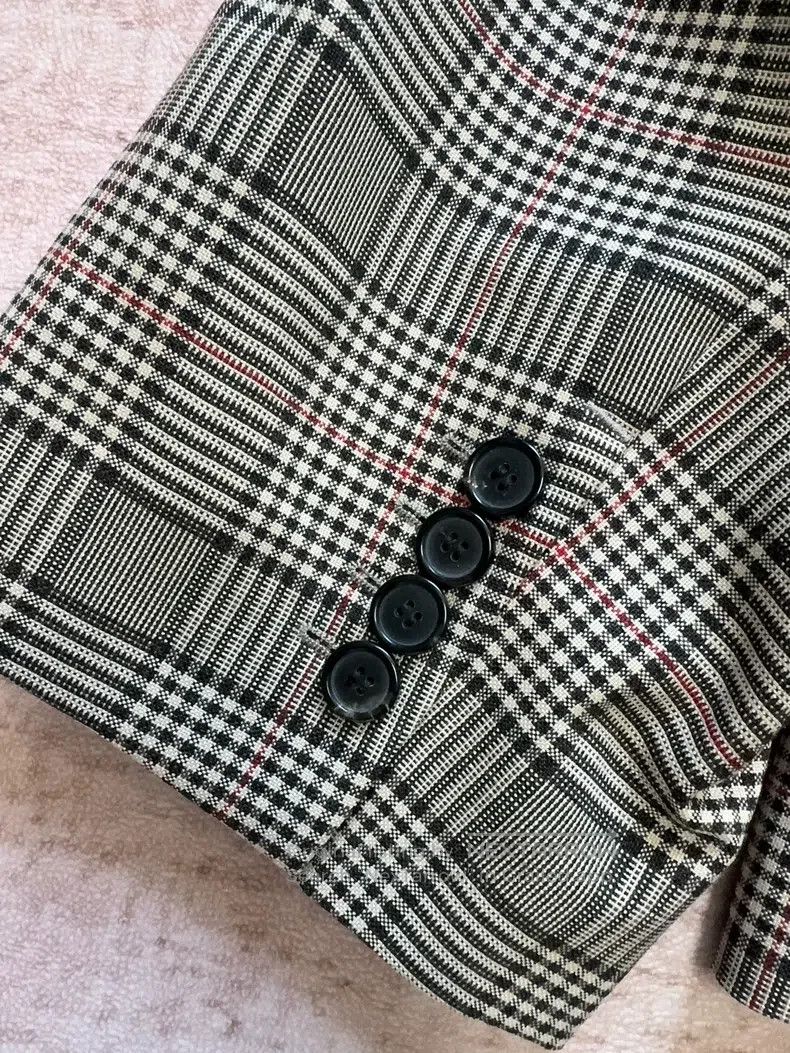 Acne Studios Acne Studios Prince of Wales Check Single-Breasted Suit, M Size 50L - 4 Thumbnail
