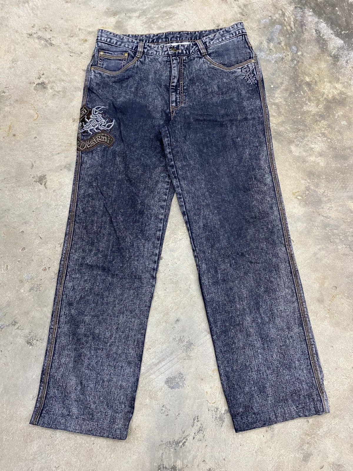 Beauty Beast × If Six Was Nine × Yasuyuki Ishii undefined japan grunge colblue city jeans pant Size US 34 / EU 50 - 1 Thumbnail
