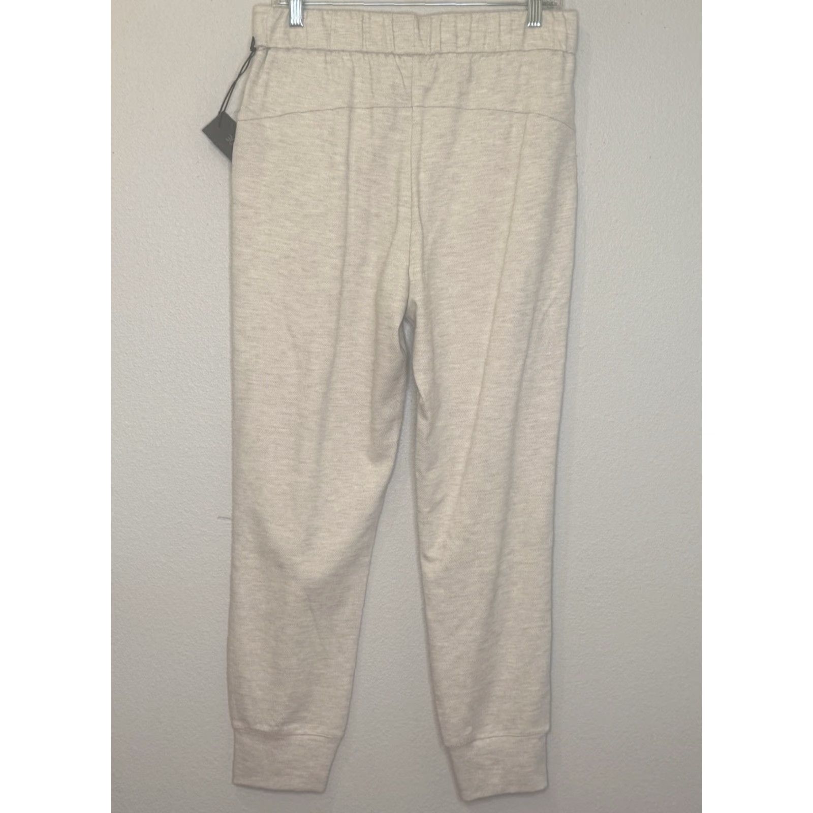 Rachel Zoe Rachel Zoe Pants Joggers Womens Size Medium Heather Oatmeal Elastic Drawstring Waist Pockets NEW Size 32" / US 10 / IT 46 - 5 Thumbnail