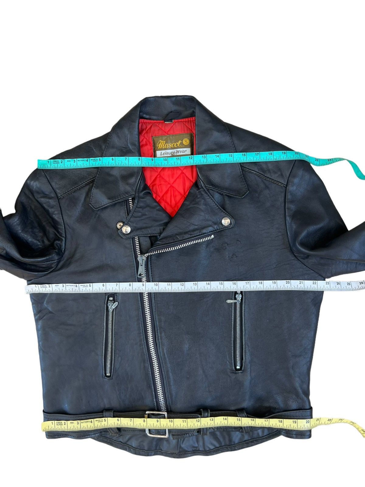 Vintage Vintage 70s Mascot England Black Leather Rider Jacket Racer Size US L / EU 52-54 / 3 - 3 Thumbnail