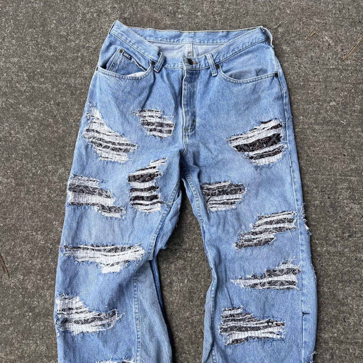 Other Distressed and Repaired baby blugrey Size US 34 / EU 50 - 3 Thumbnail