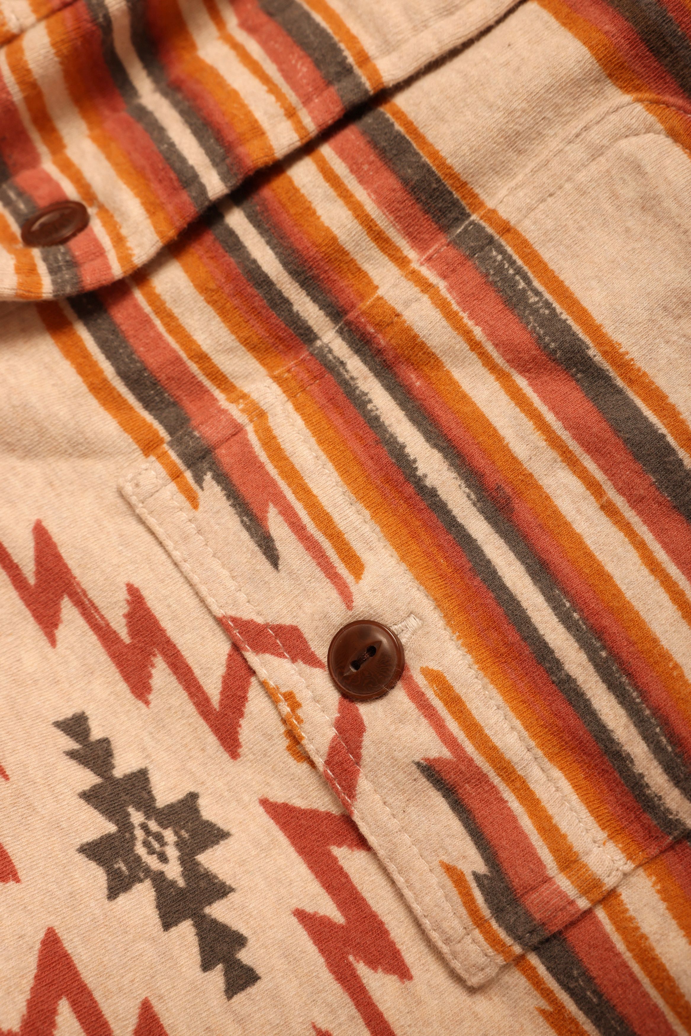 Faherty Faherty Good Feather Knit Alpine Shirt Button Aztec Size US S / EU 44-46 / 1 - 6 Thumbnail