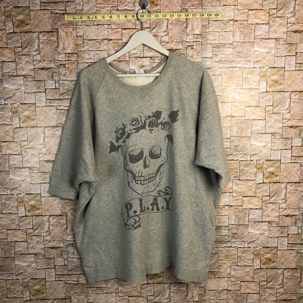 Other Rodeo Crown union made skull Grey Sweatshirt #A295 Size US L / EU 52-54 / 3 - 1 Thumbnail