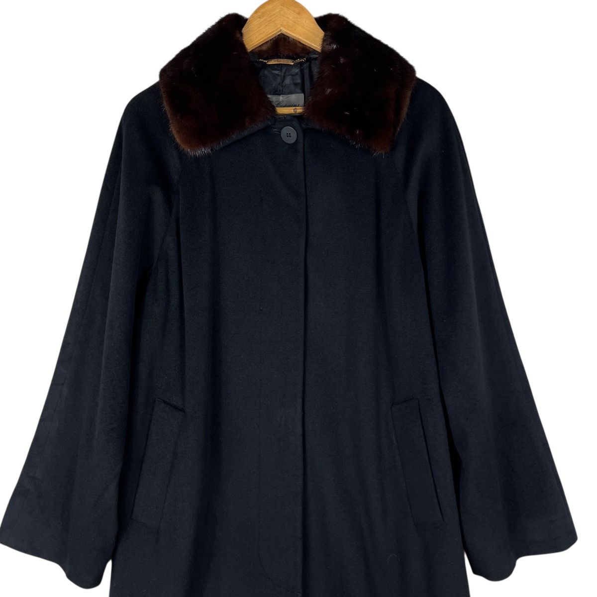 Loro Piana Les Conpains Loro Piana Wool Fur Trim Coat Size M / US 6-8 / IT 42-44 - 4 Thumbnail