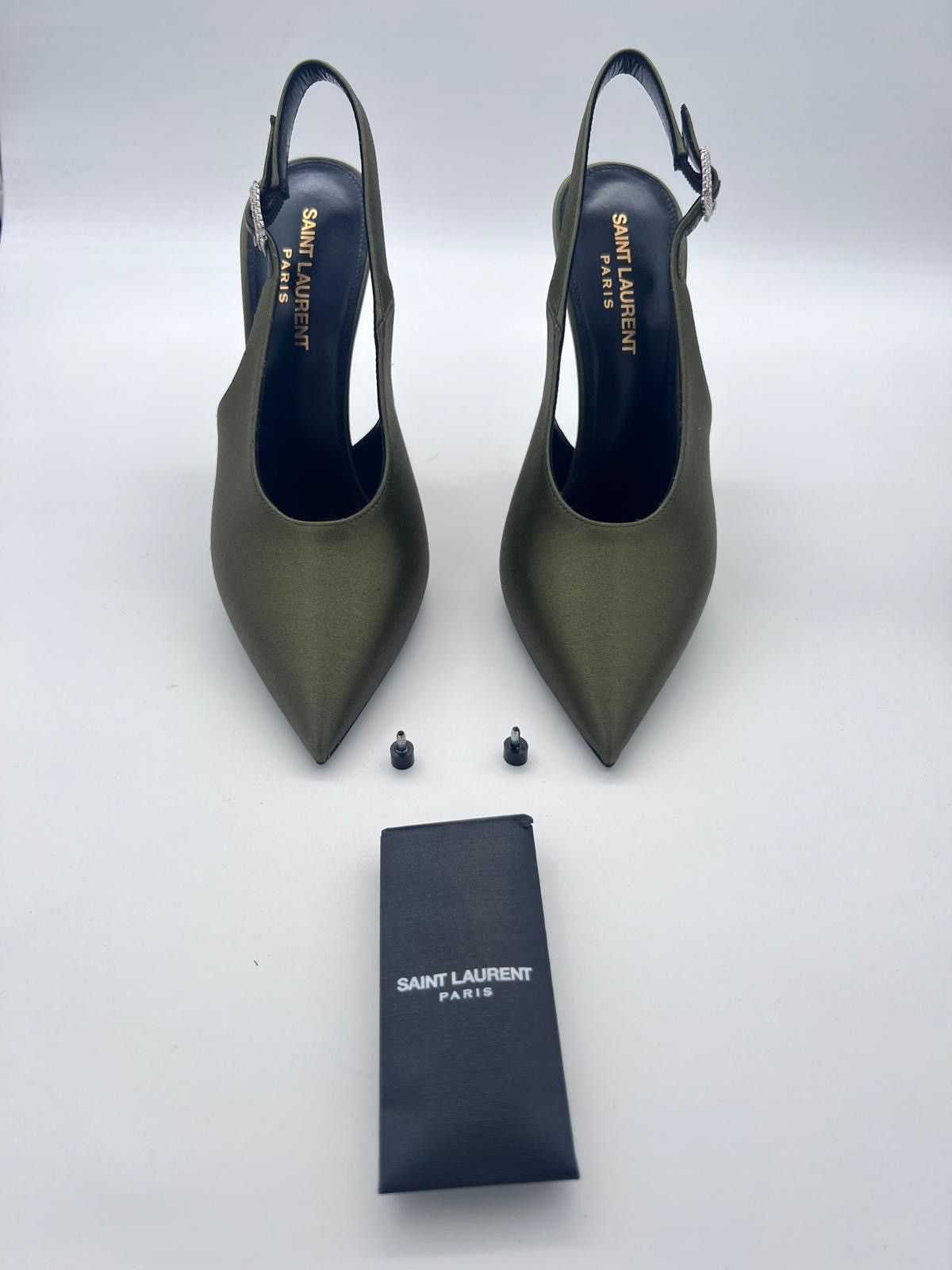 Saint Laurent Paris New Saint Laurent Yasmeen Pump Sandals IT 37/ US 7 Size US 7 / IT 37 - 1 Thumbnail