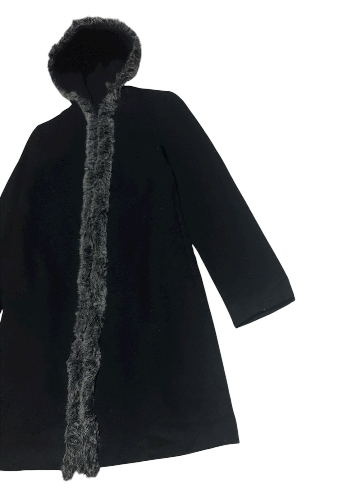 PPFM Vintage PPFM Peyton Place Faux Fur Wool Jacket Hoodie Size US S / EU 44-46 / 1 - 3 Thumbnail
