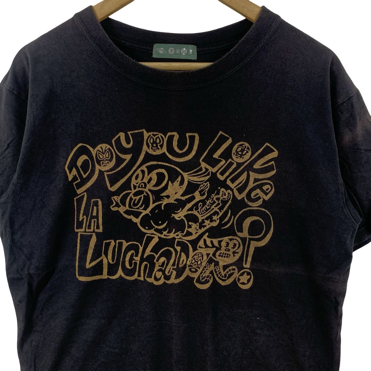Vintage Vintage “Do You Like La Lucha?” Cartoon Graphic Streetwear Size US M / EU 48-50 / 2 - 6 Thumbnail