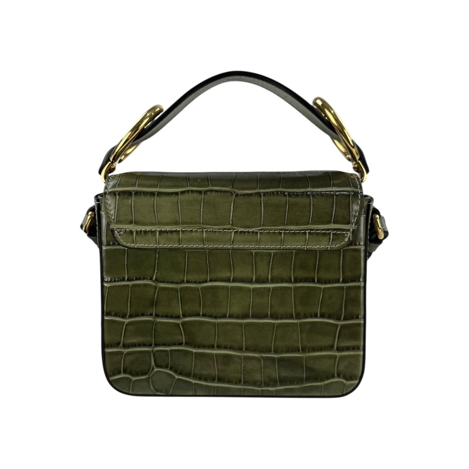 Chloe Chloe Crocodile Embossed Mini C Two Way Bag Size ONE SIZE - 2 Thumbnail