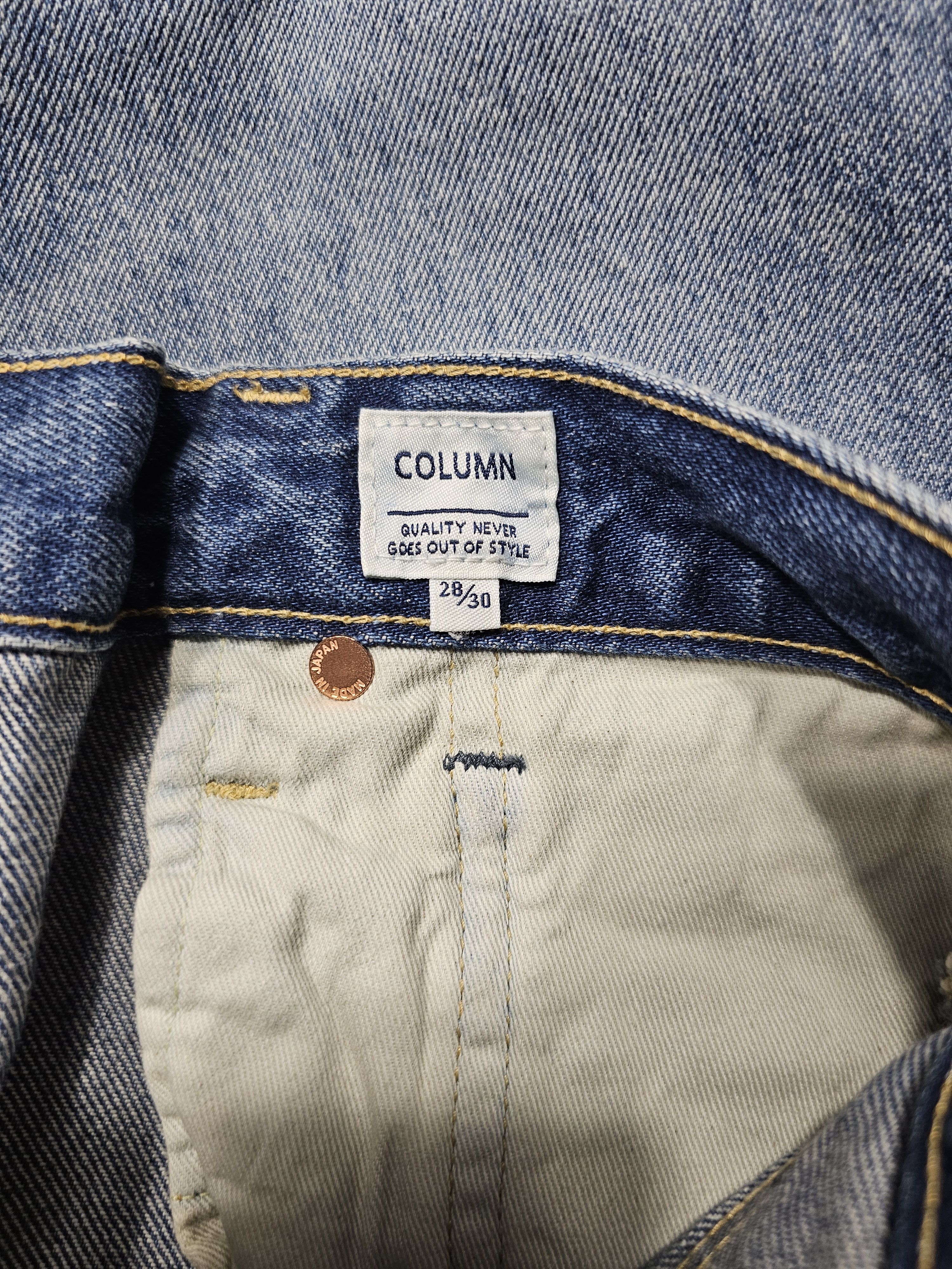 Japanese Brand × Levi's NWT Levi's Made in Japan Column Denim Jeans Big E Selvedge Size 28" / US 6 / IT 42 - 9 Thumbnail